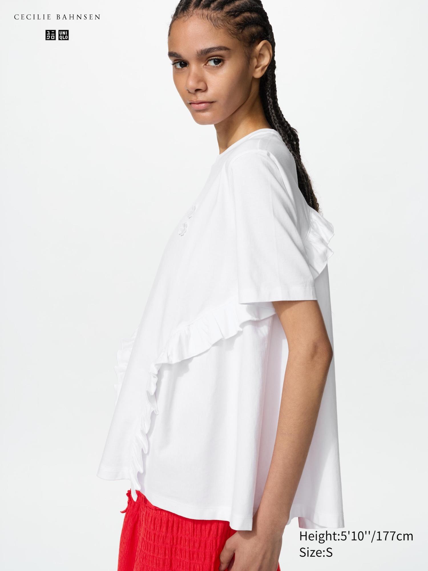 Frill T-Shirt by UNIQLO