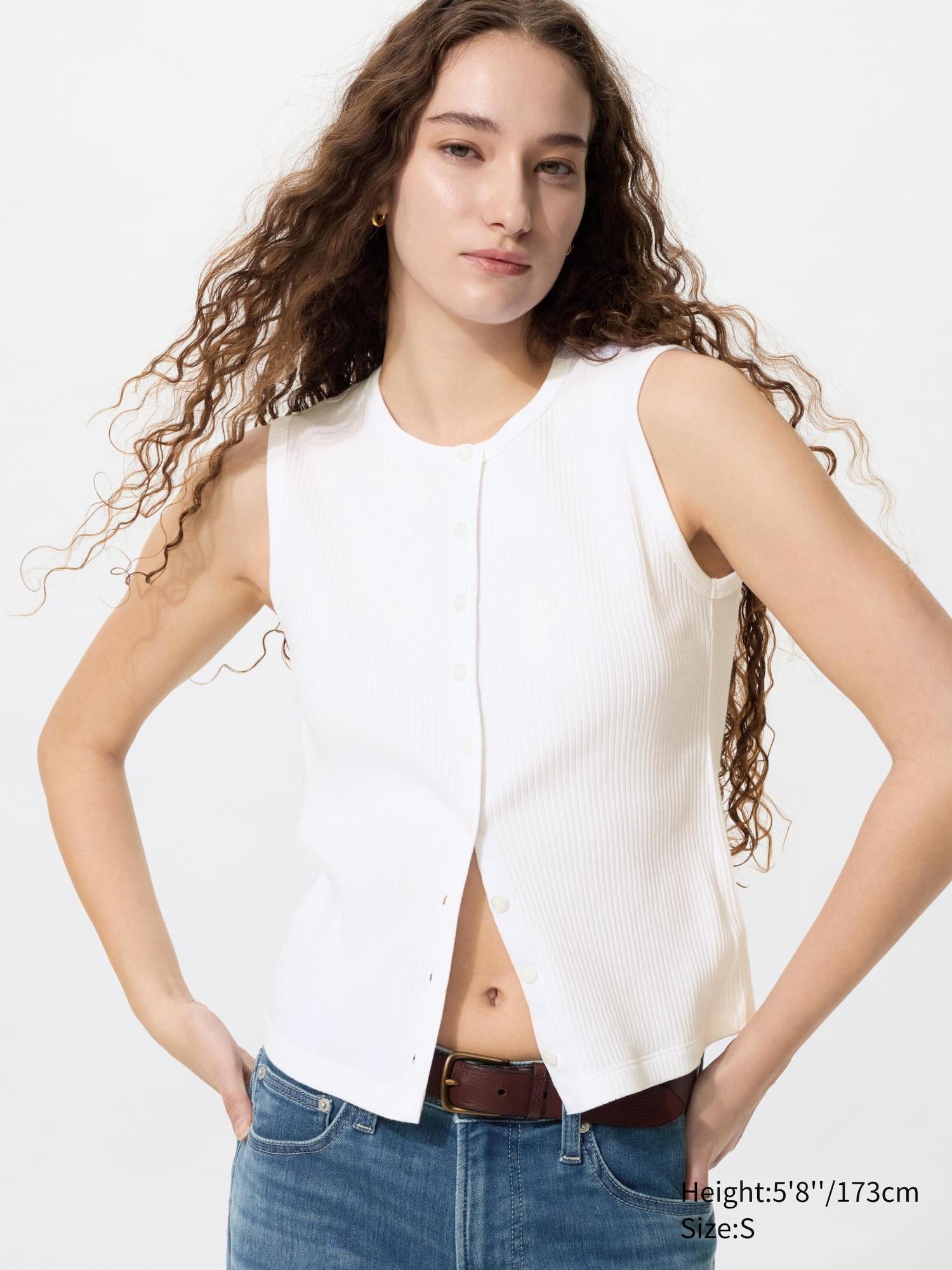 Front Open Shell Top by UNIQLO