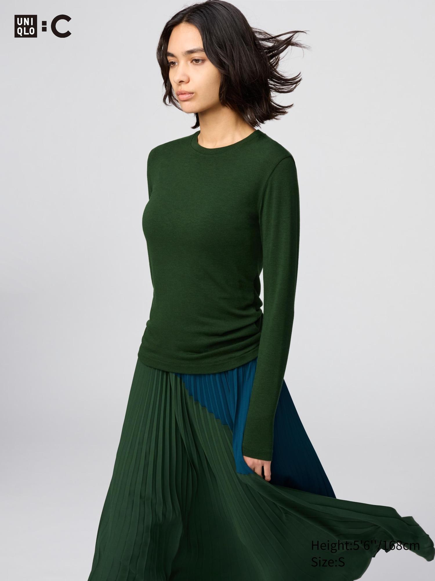 HEATTECH Cashmere Blend T-Shirt | Extra Warm by UNIQLO