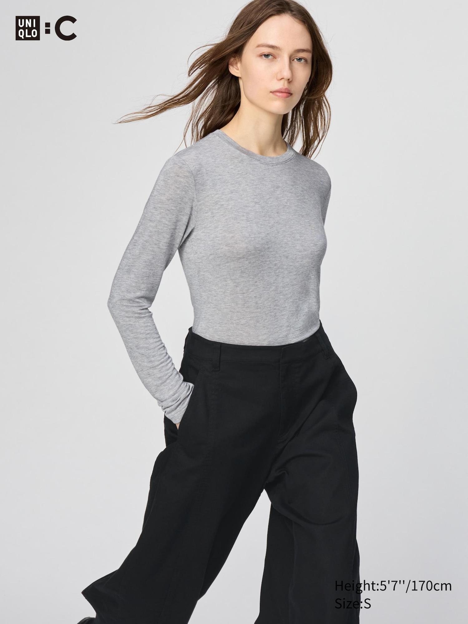 HEATTECH Cashmere Blend T-Shirt | Extra Warm by UNIQLO