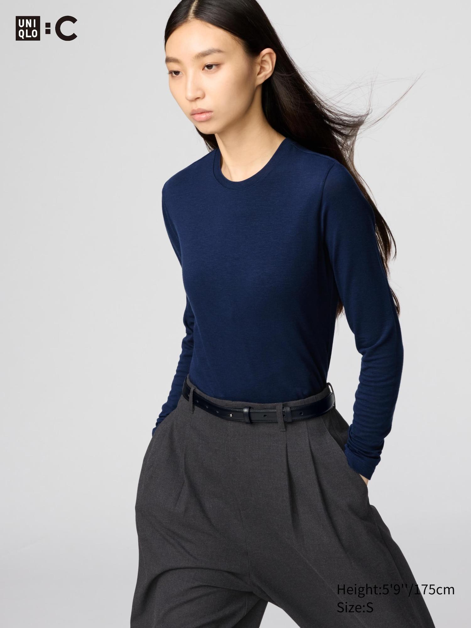 HEATTECH Cashmere Blend T-Shirt | Extra Warm by UNIQLO