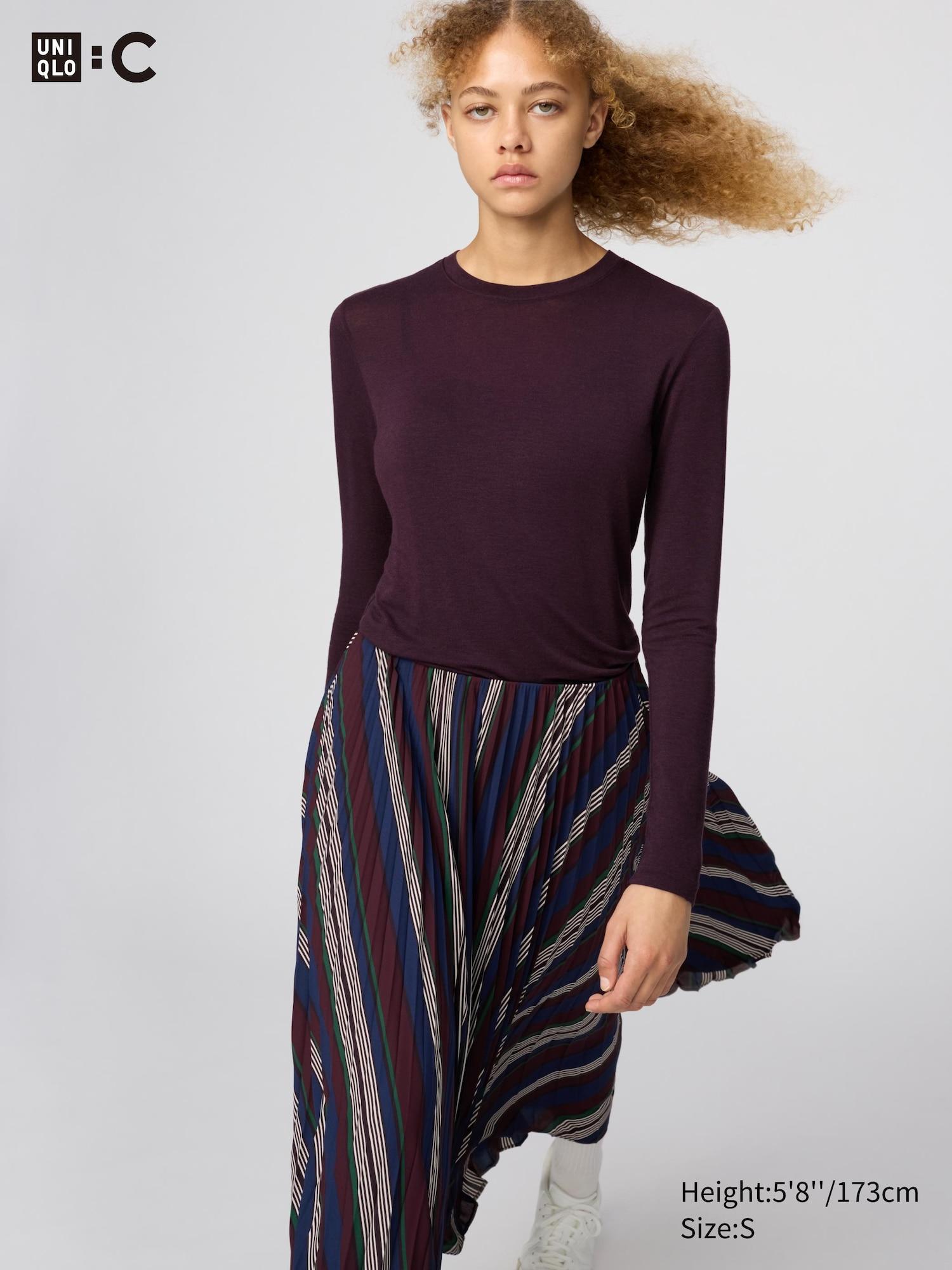 HEATTECH Cashmere Blend T-Shirt | Extra Warm by UNIQLO