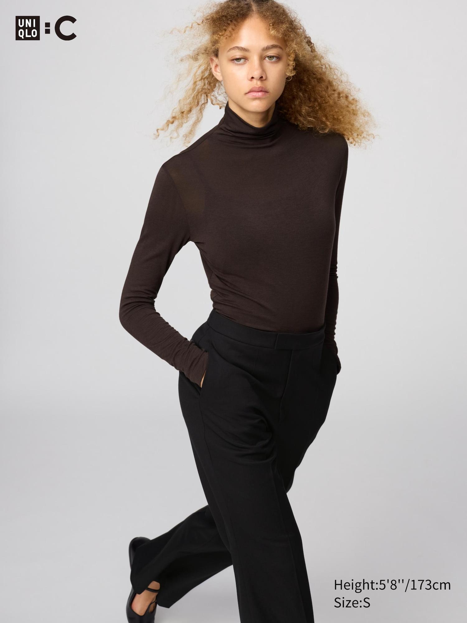 HEATTECH Cashmere Blend T-Shirt | Extra Warm | Turtleneck by UNIQLO