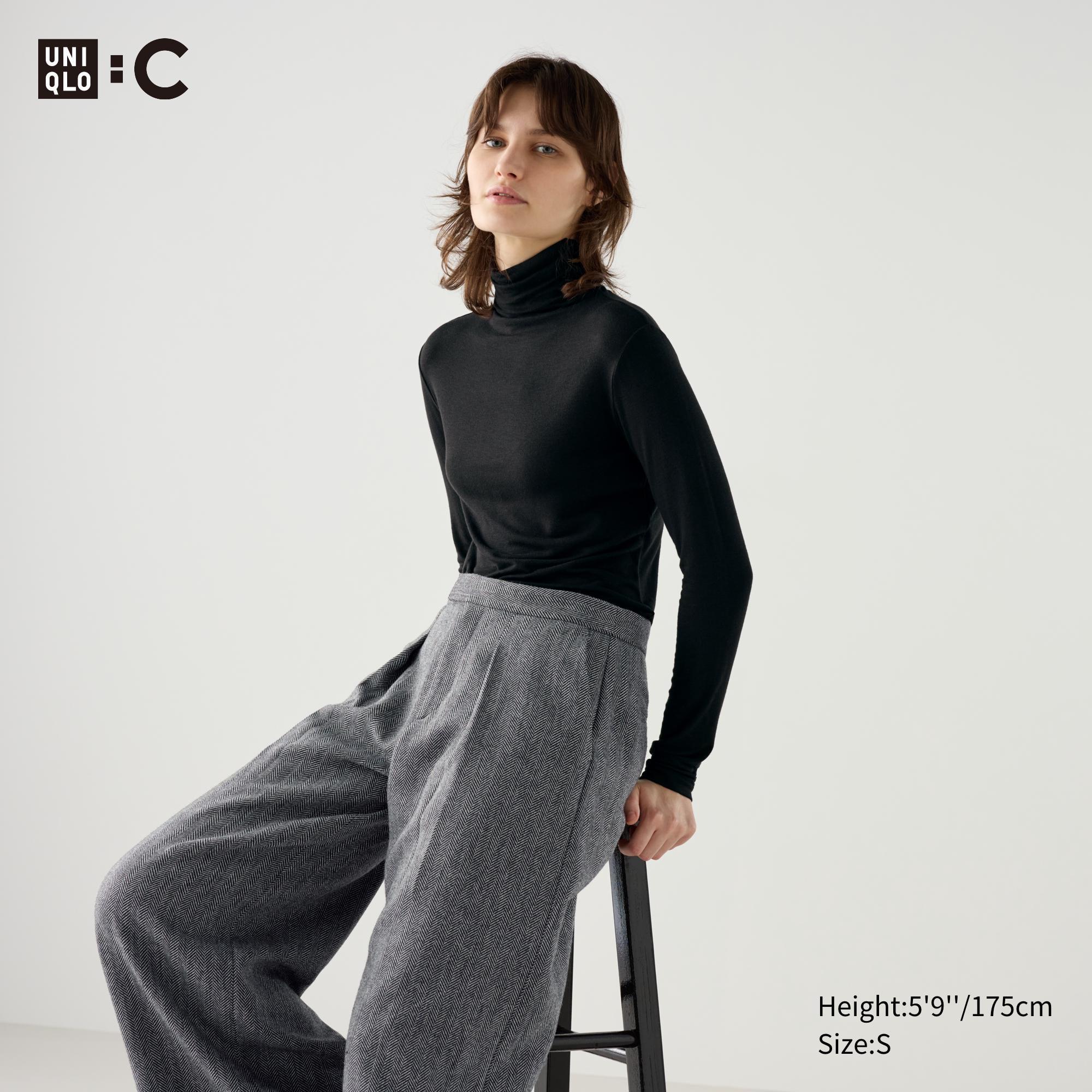 HEATTECH Cashmere Blend T-Shirt | Extra Warm | Turtleneck by UNIQLO