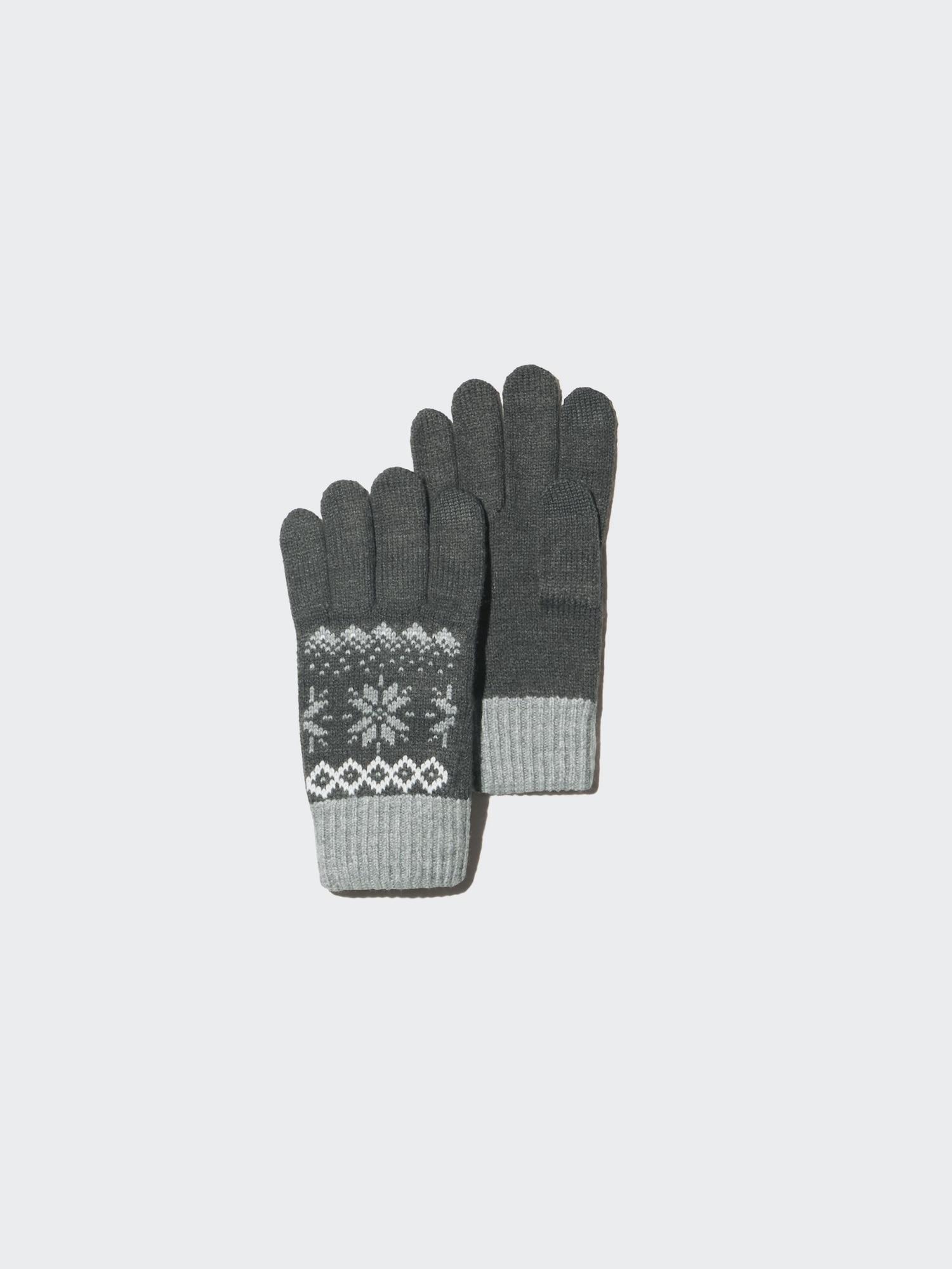 HEATTECH Fair Isle Knitted Gloves by UNIQLO