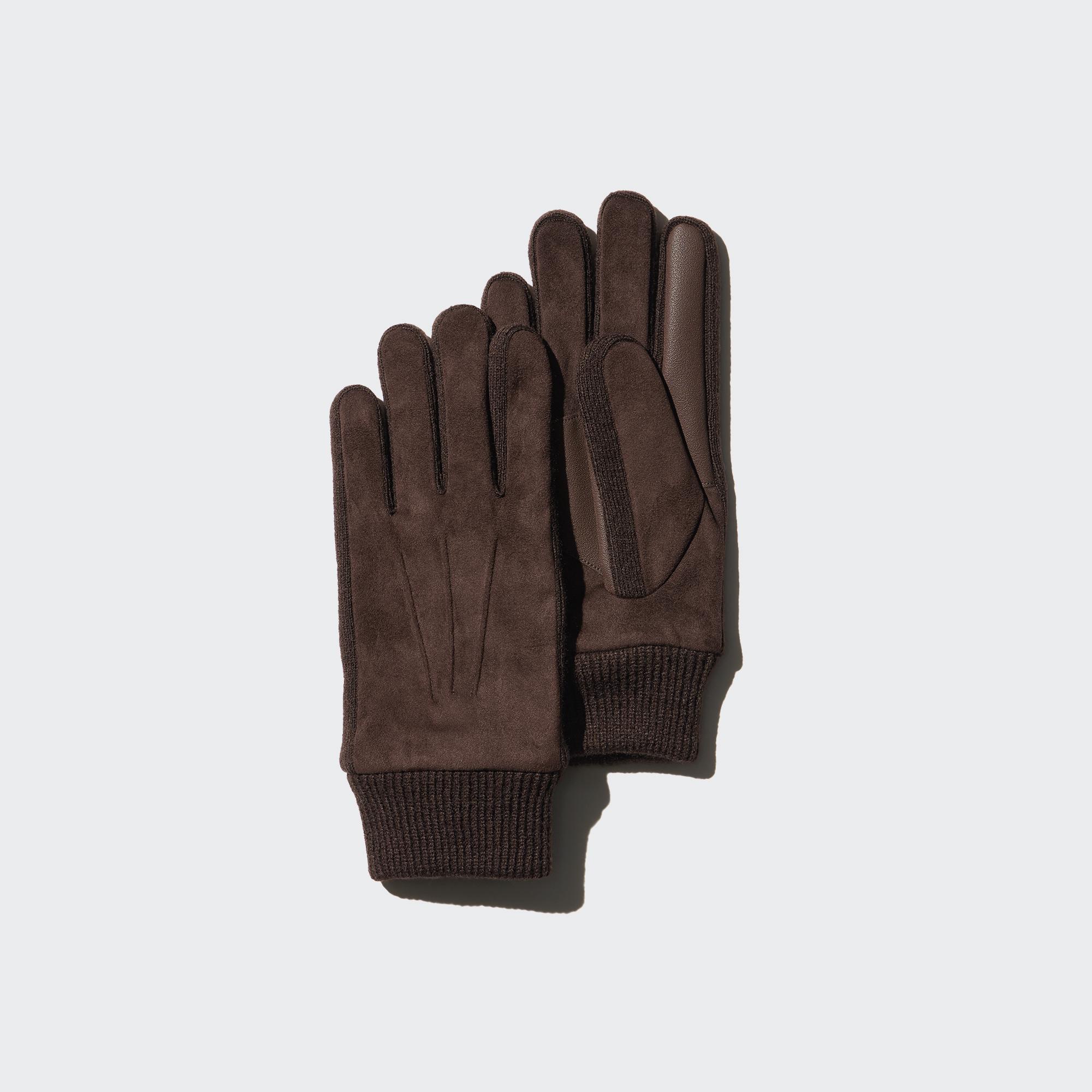 HEATTECH Lined Gloves | Faux Suede by UNIQLO