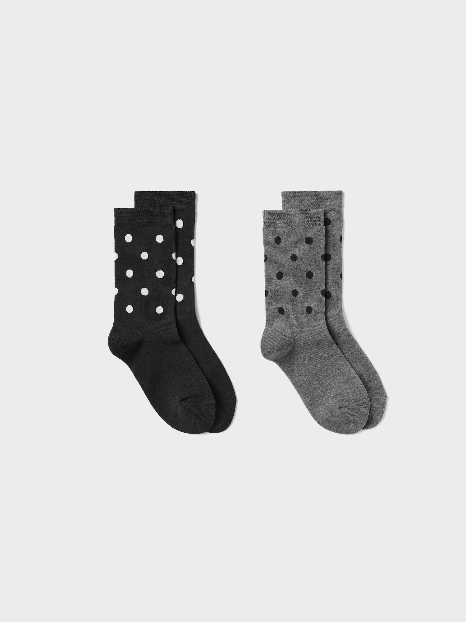 HEATTECH Socks | 2 Pairs | Dot by UNIQLO