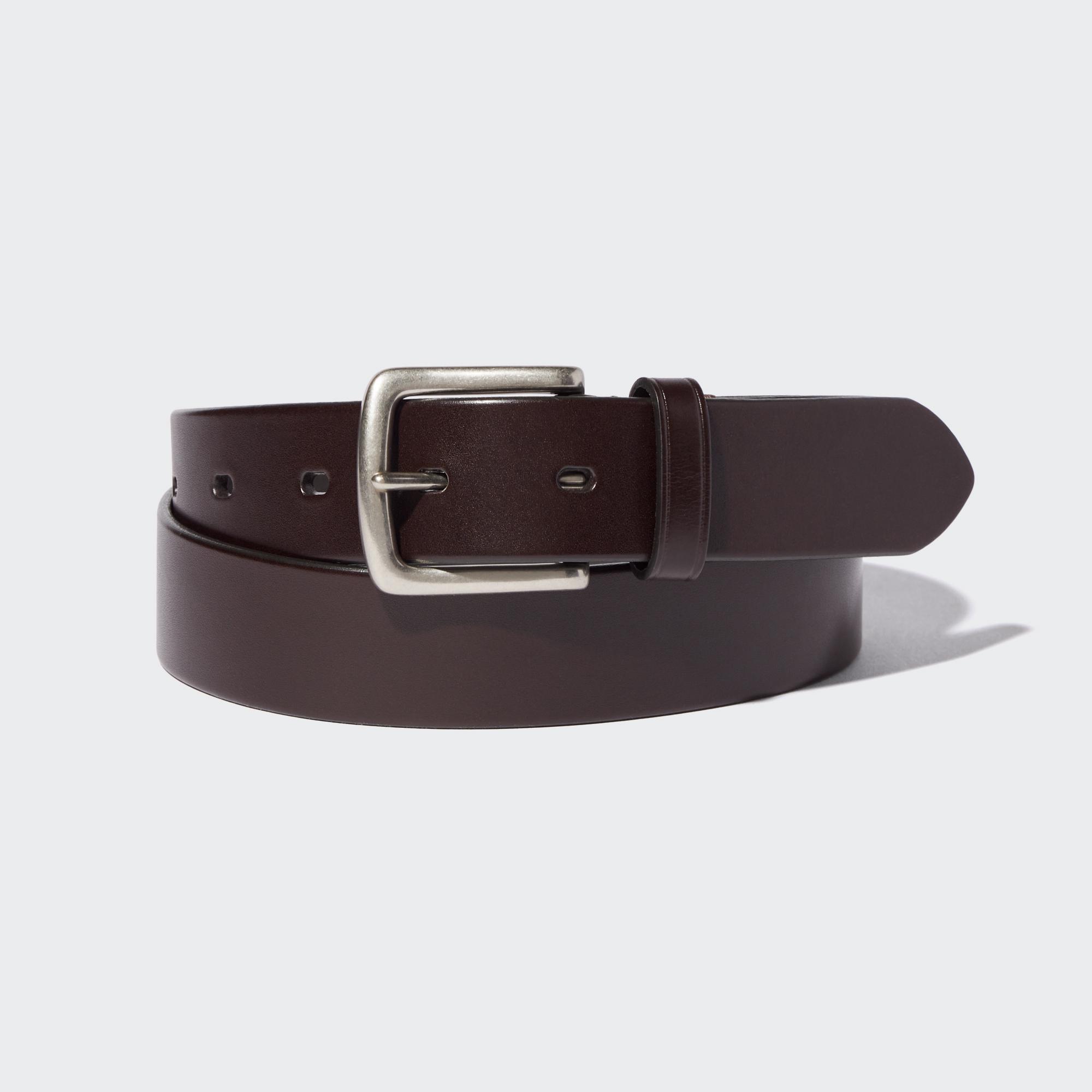Italian Oiled Leather Belt by UNIQLO
