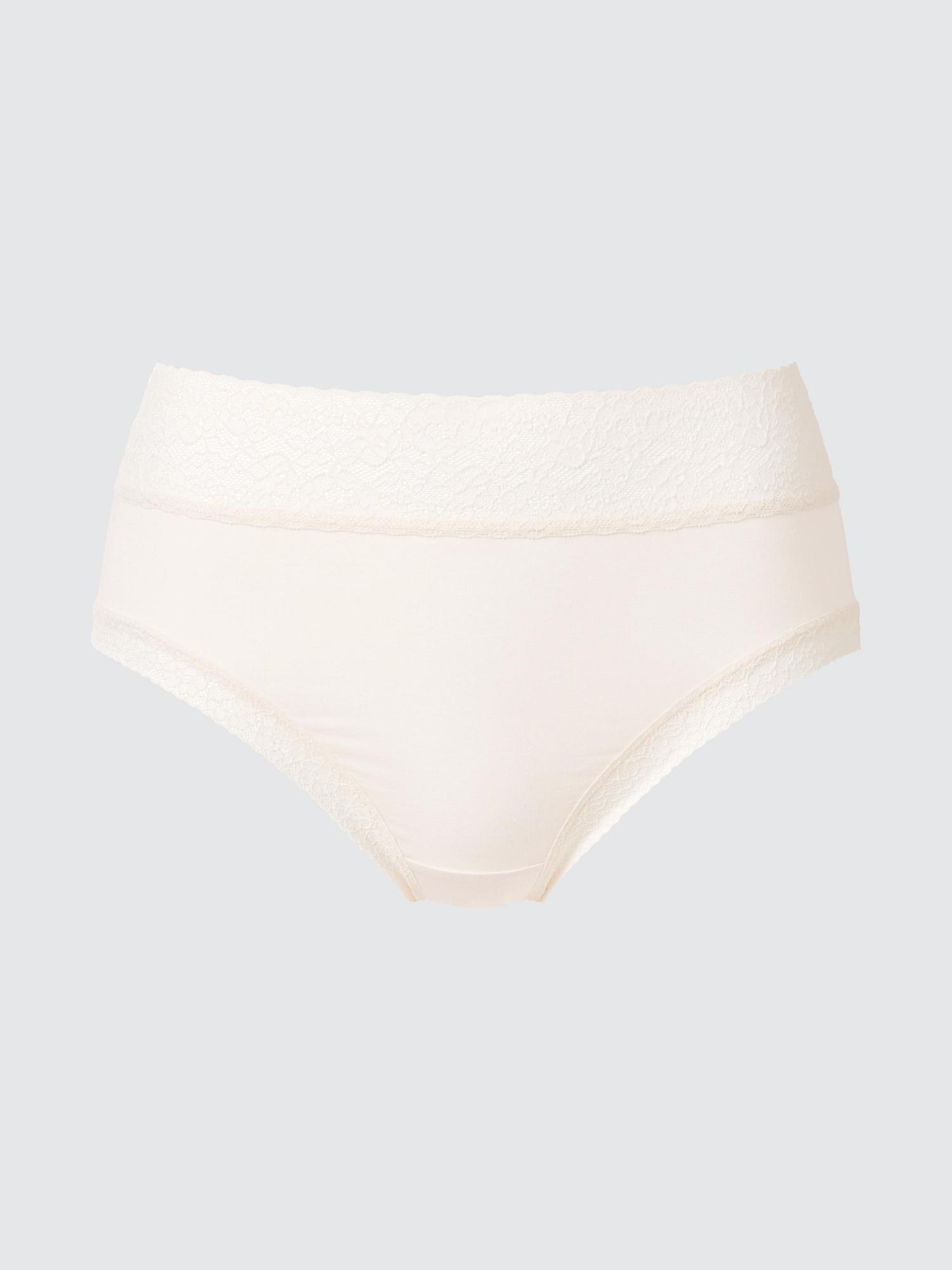 Lace High Rise Briefs by UNIQLO
