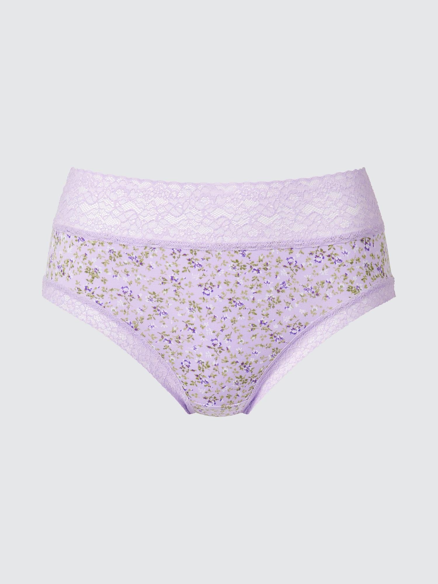 Lace High Rise Briefs | Printed by UNIQLO