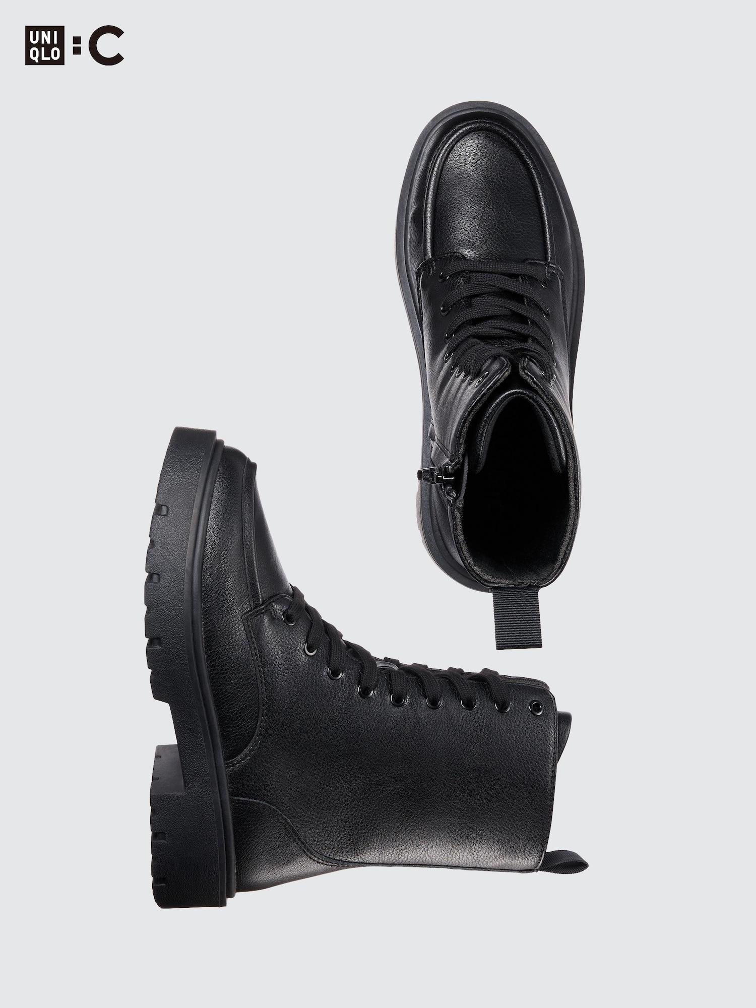 Lace Up Short Boots by UNIQLO