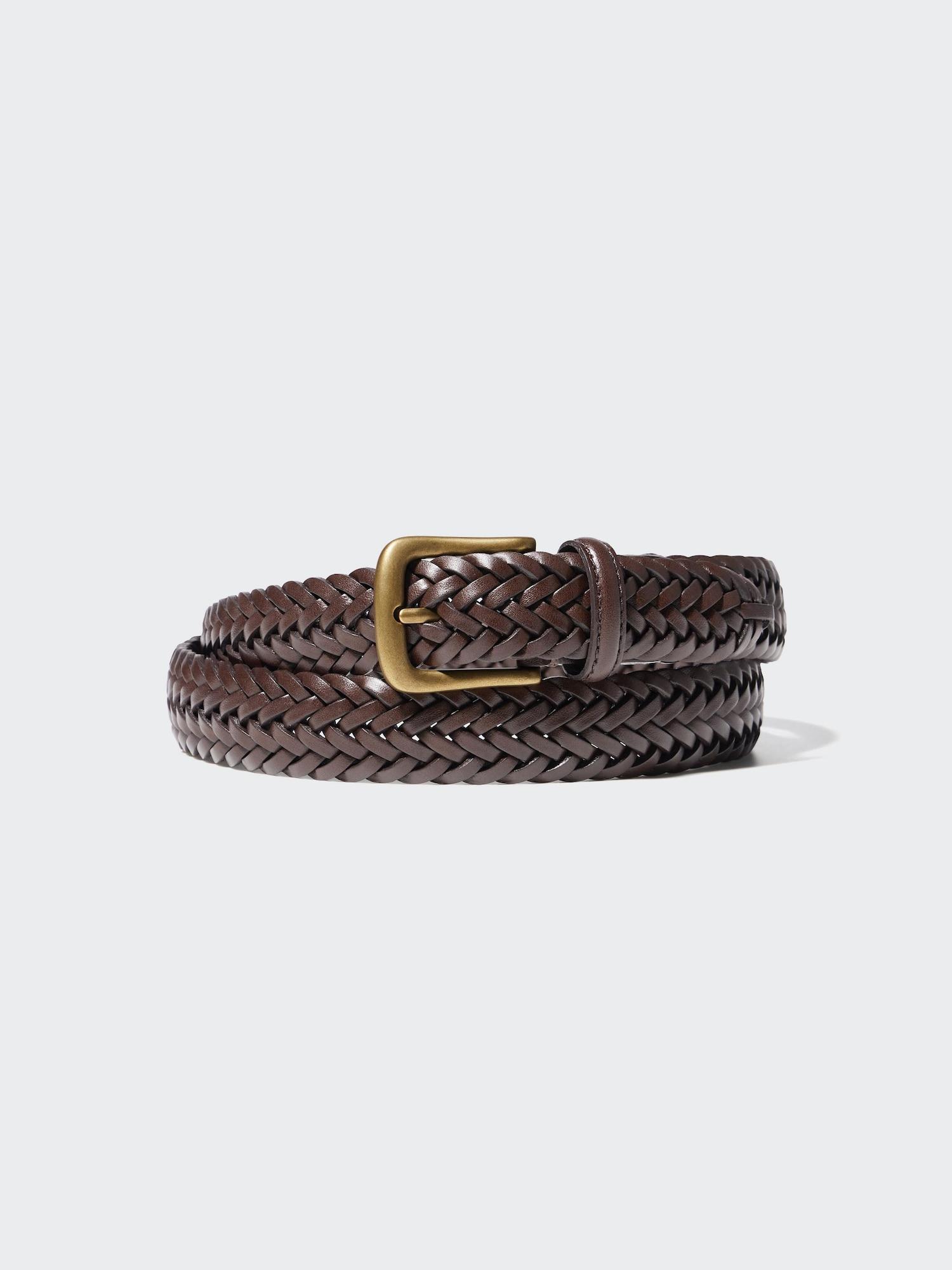 Leather Mesh Belt by UNIQLO