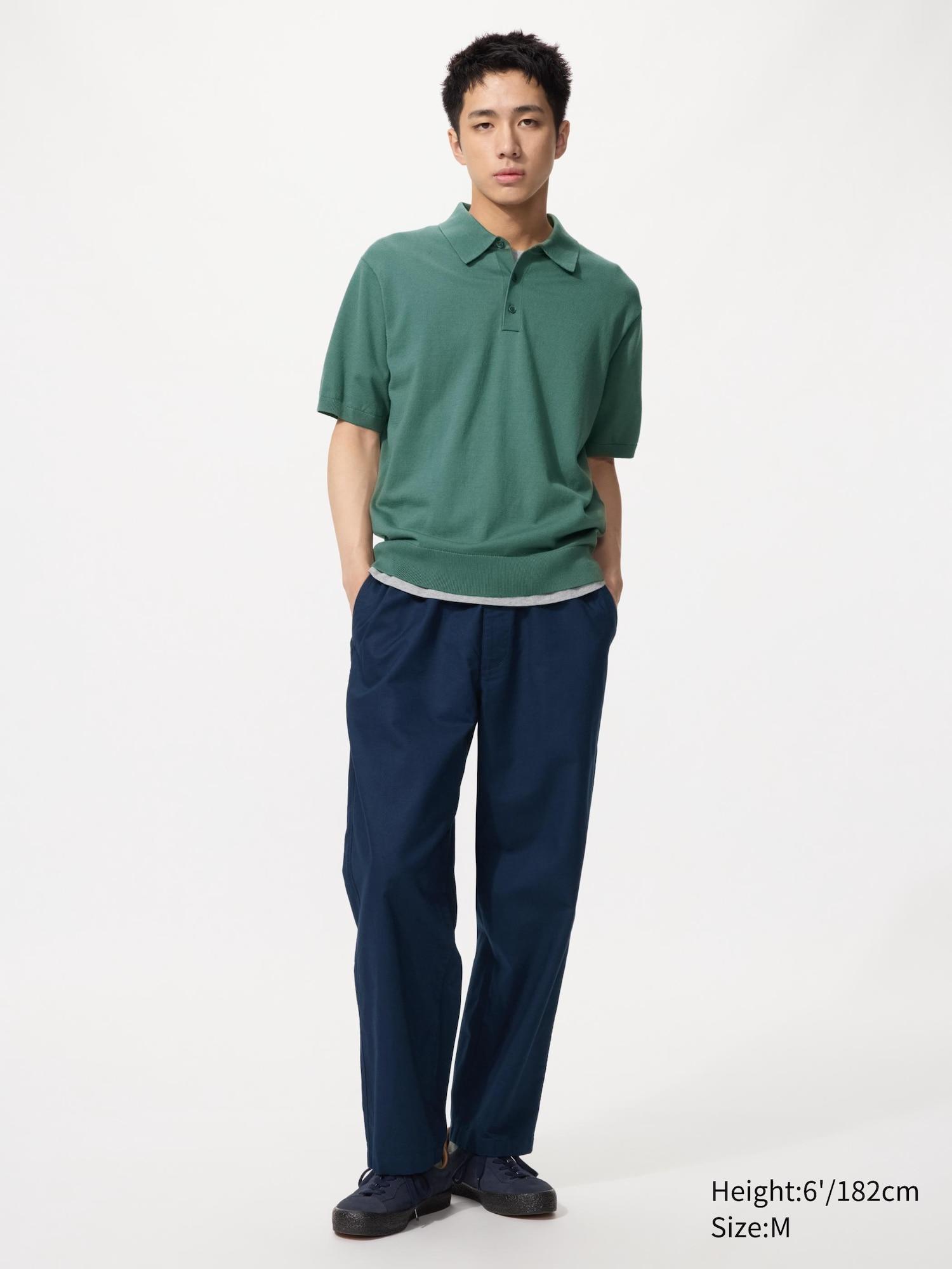 Linen Blend Easy Ankle Pants by UNIQLO