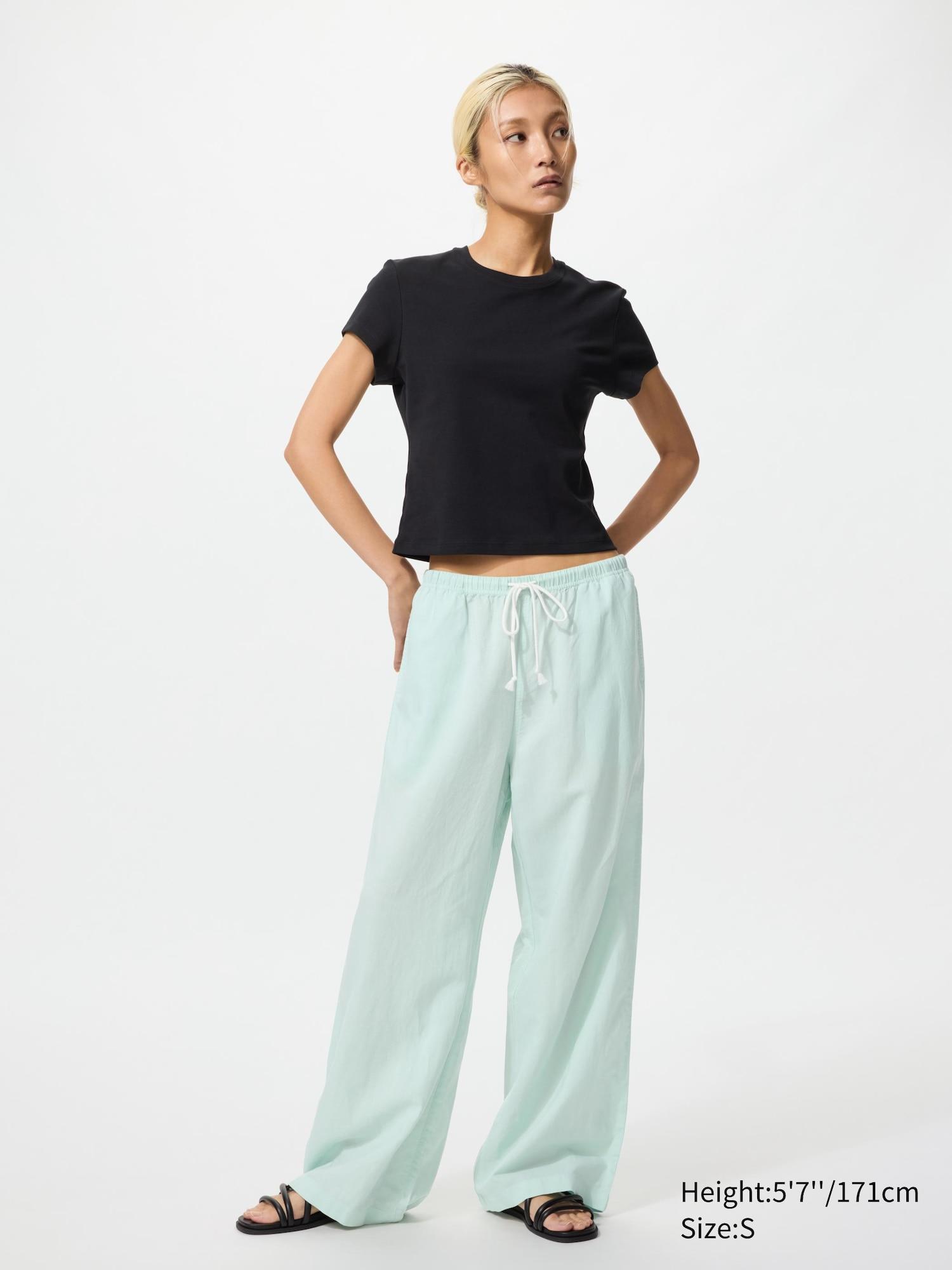 Linen Blend Easy Pants by UNIQLO