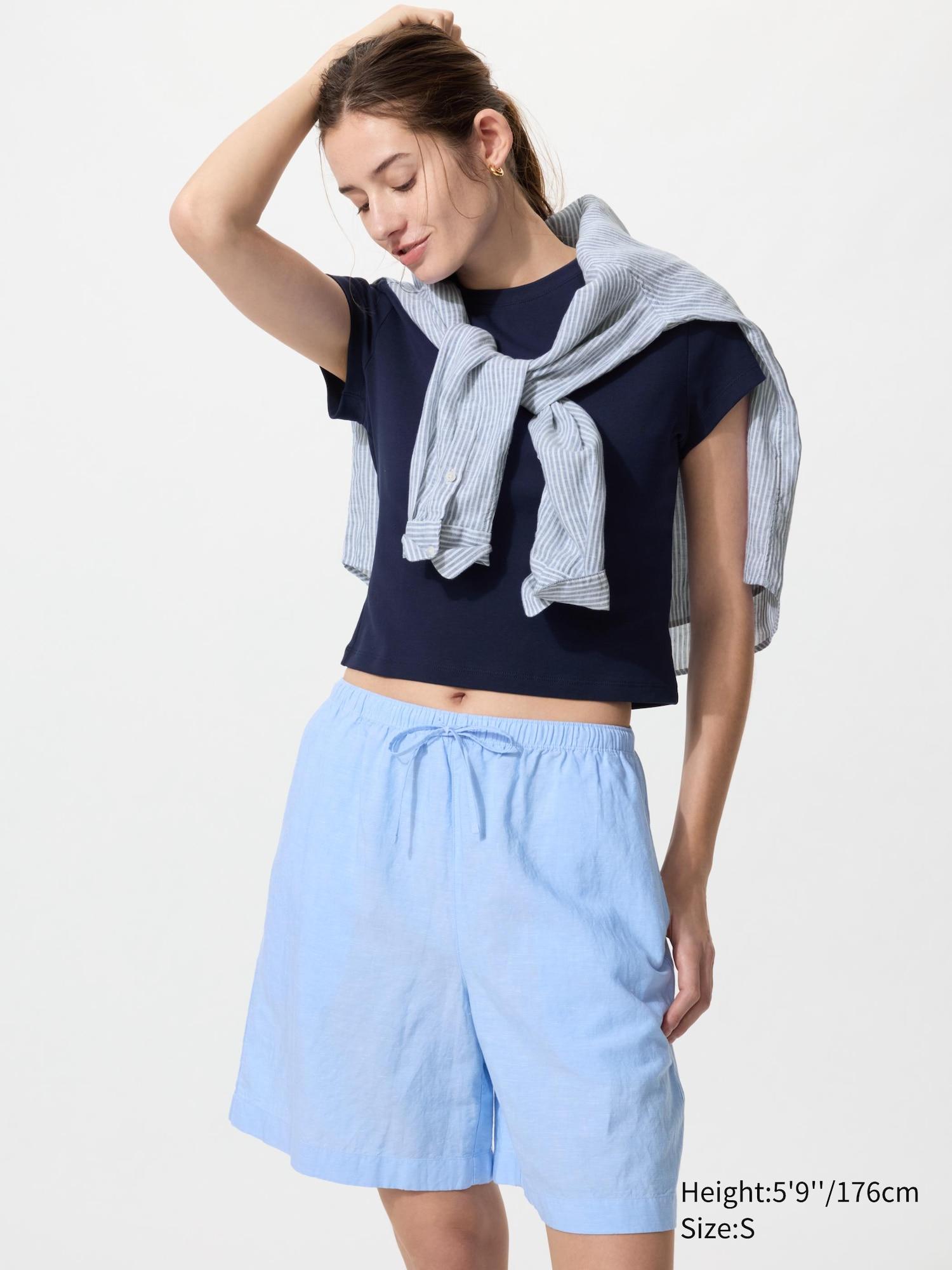 Linen Blend Easy Shorts by UNIQLO