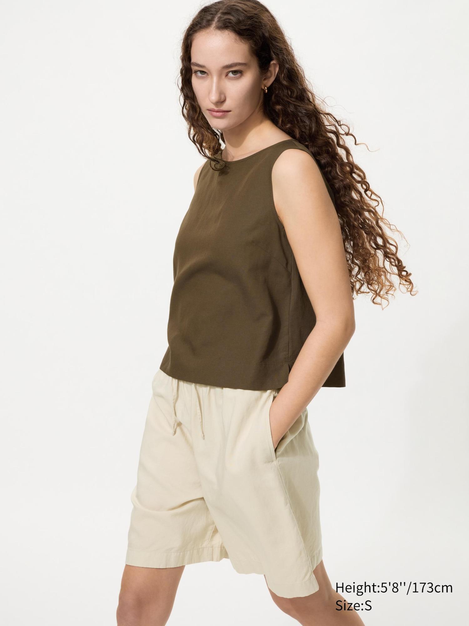 Linen Blend Easy Shorts by UNIQLO