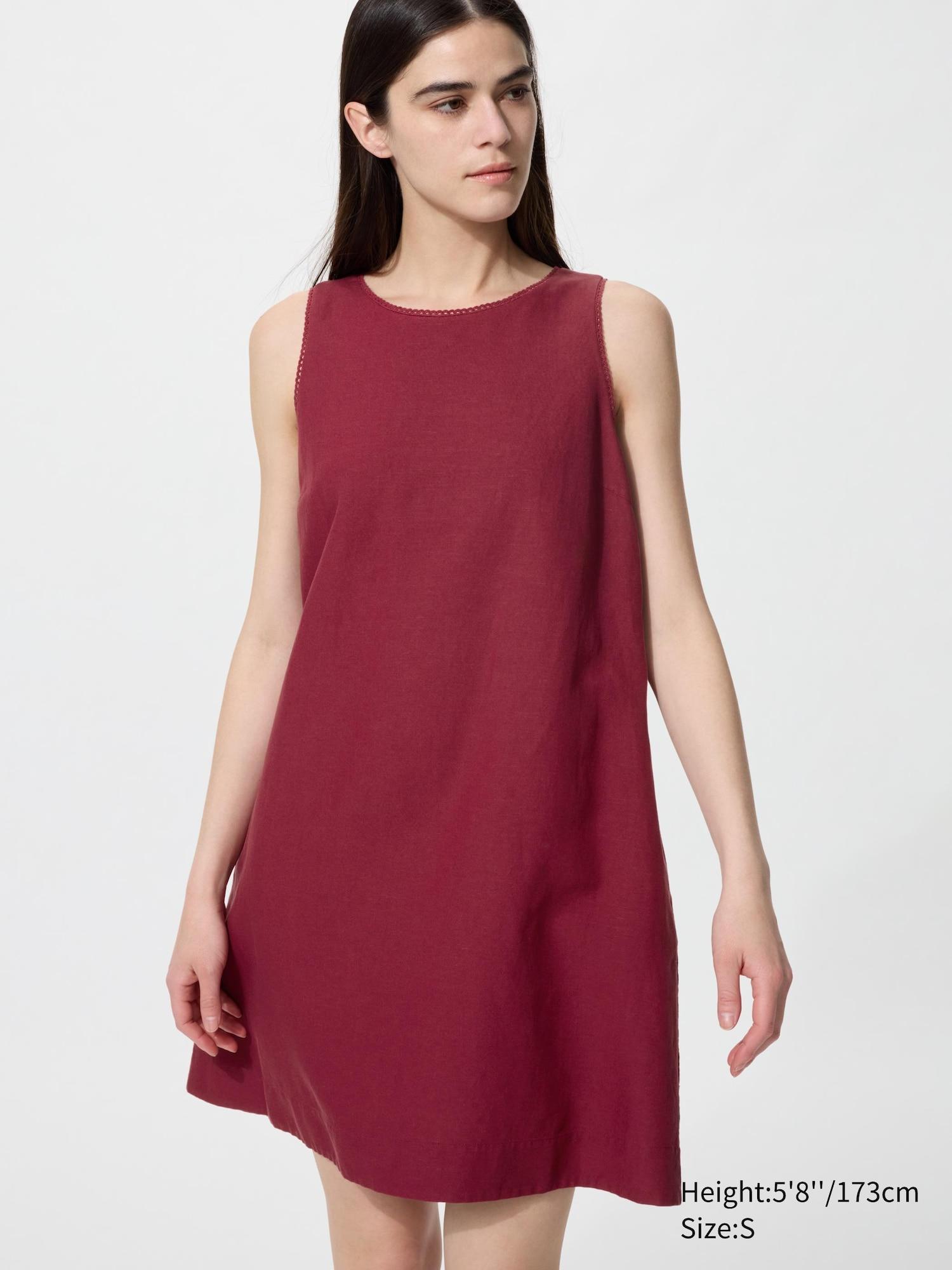 Linen Blend Mini Dress by UNIQLO