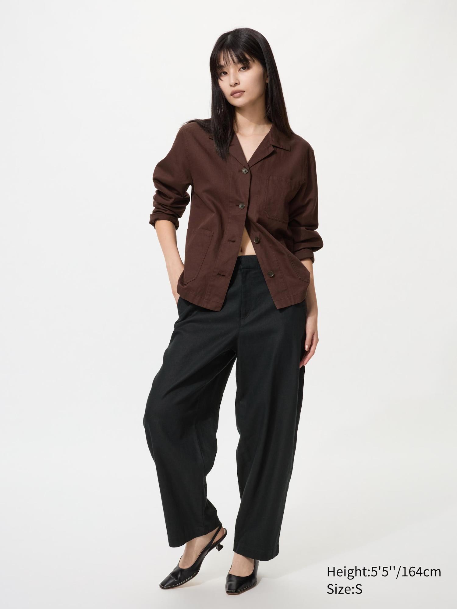 Linen Cotton Tapered Pants by UNIQLO