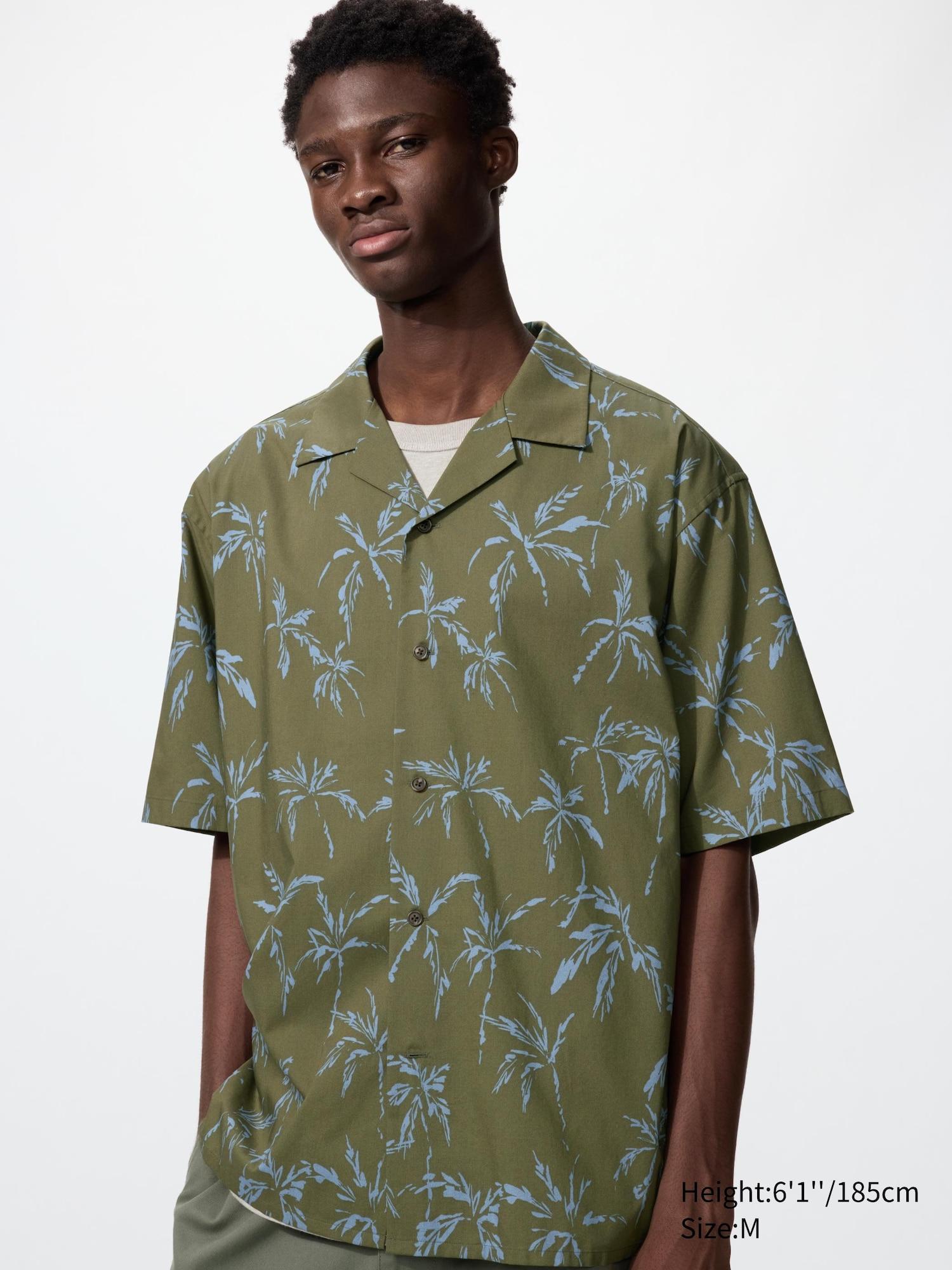 Open Collar Shirt | Short Sleeve | Printed by UNIQLO