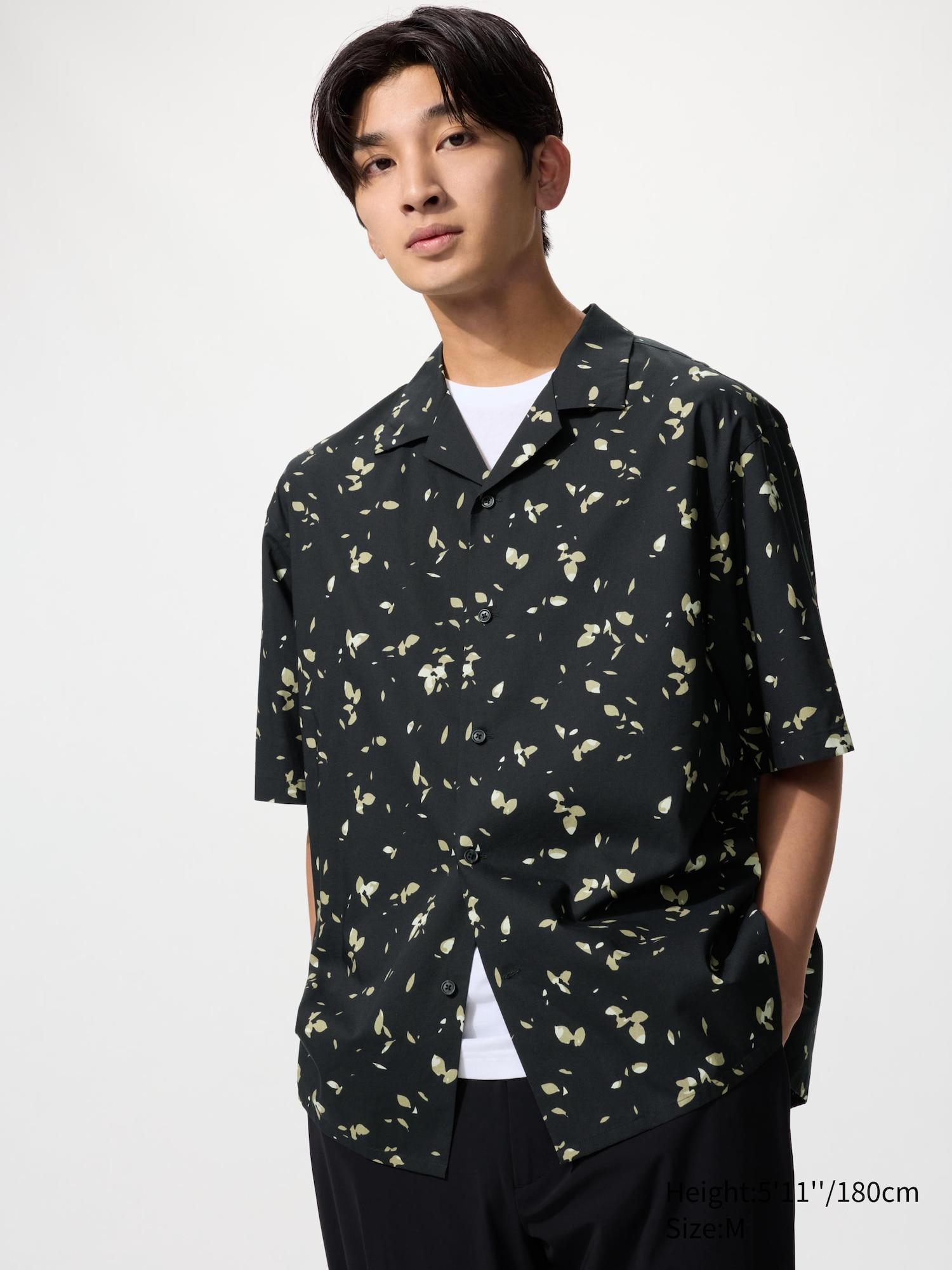 Open Collar Shirt | Short Sleeve | Printed by UNIQLO