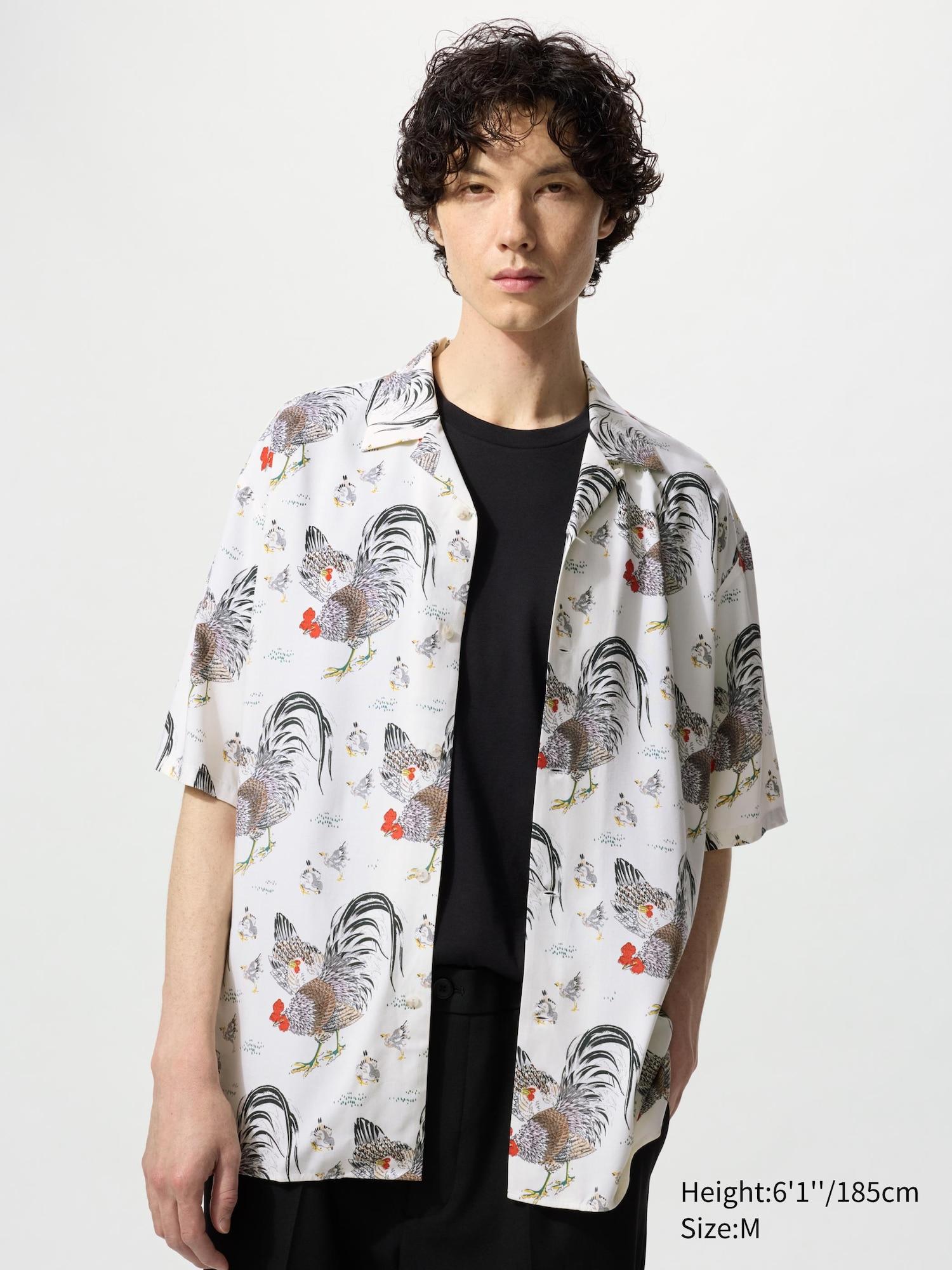 Open Collar Short Sleeve Shirt | Ito-Jakuchu by UNIQLO