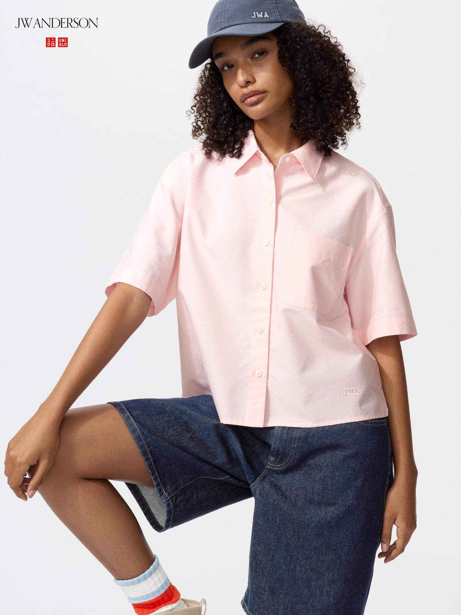 Oxford Boxy Shirt | Short Sleeve by UNIQLO