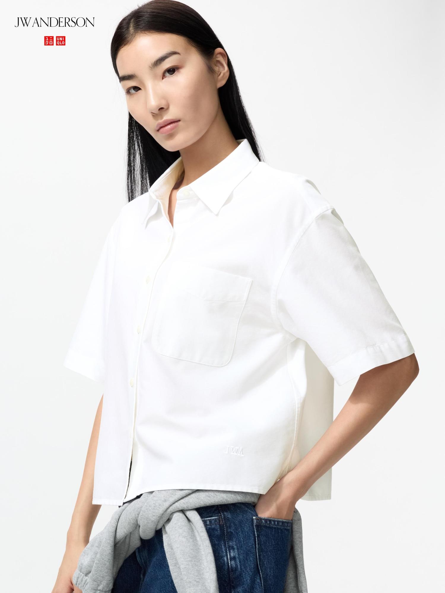 Oxford Boxy Shirt | Short Sleeve by UNIQLO