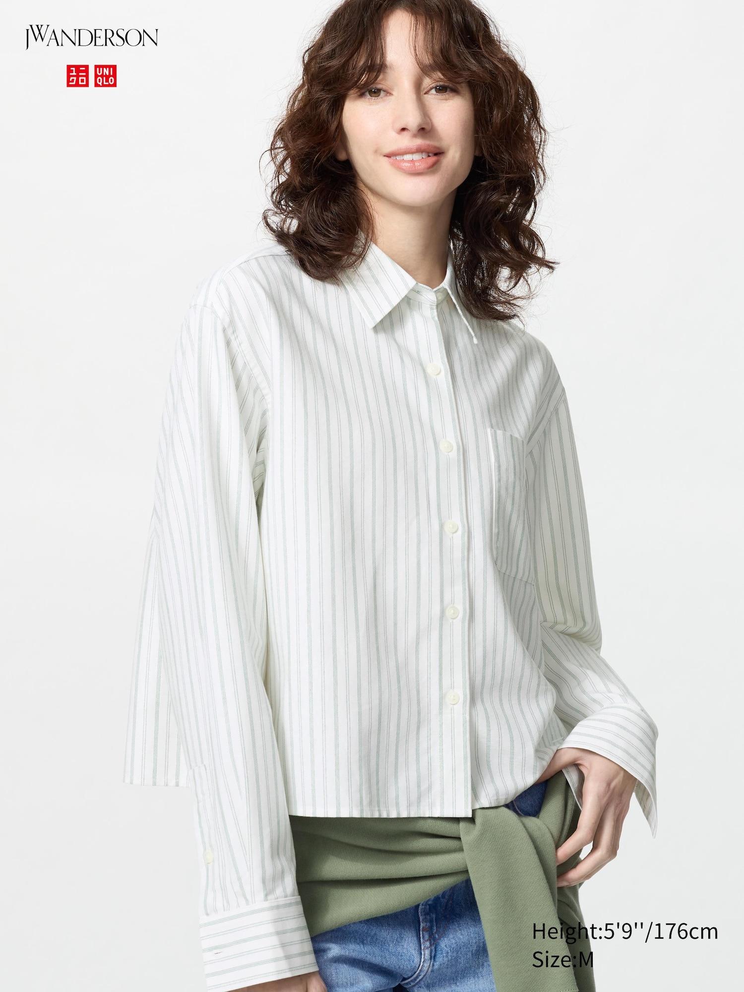 Oxford Boxy Shirt | Striped by UNIQLO