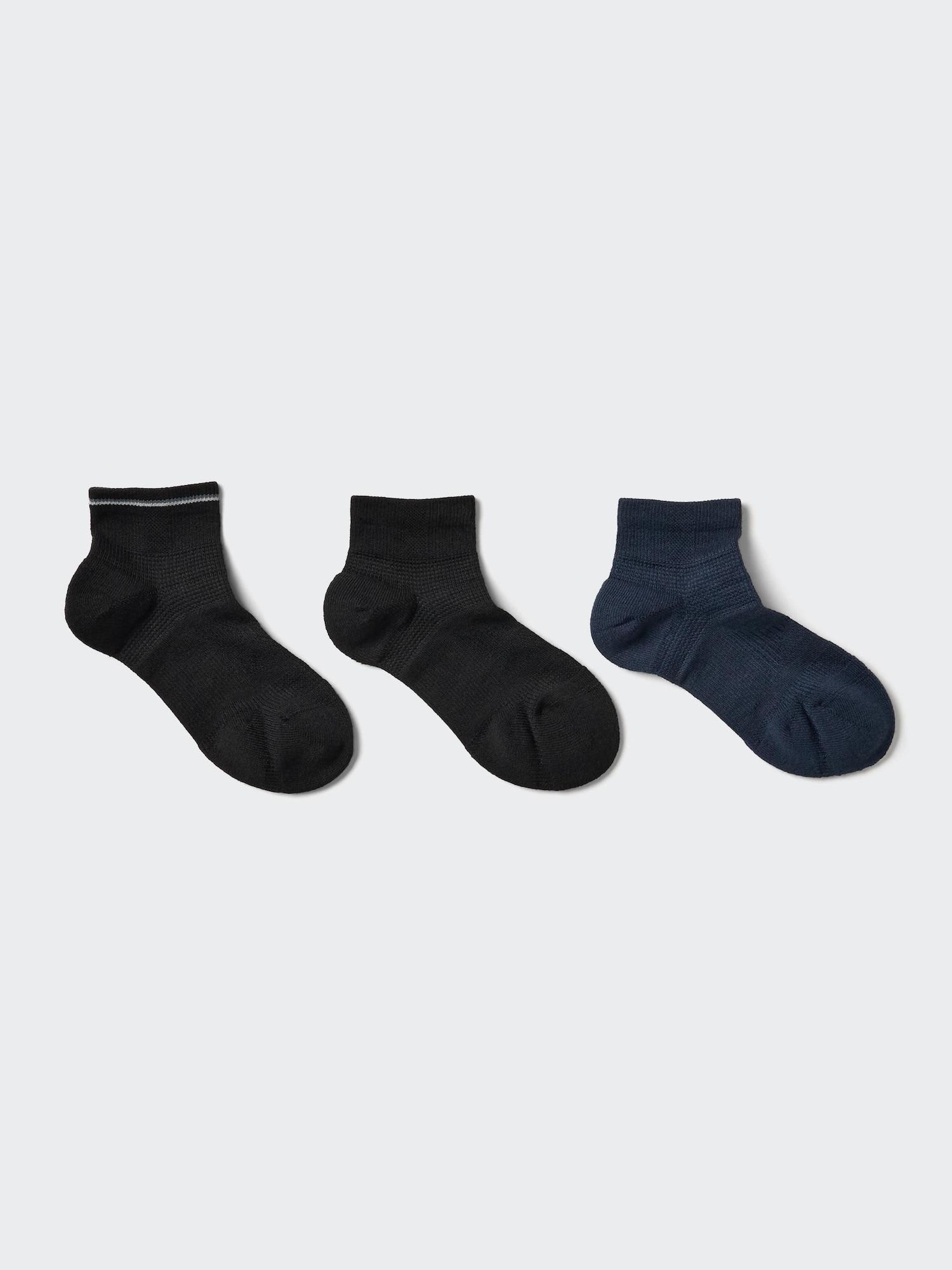 Pile Short Socks | 3 Pairs | Ribbed by UNIQLO