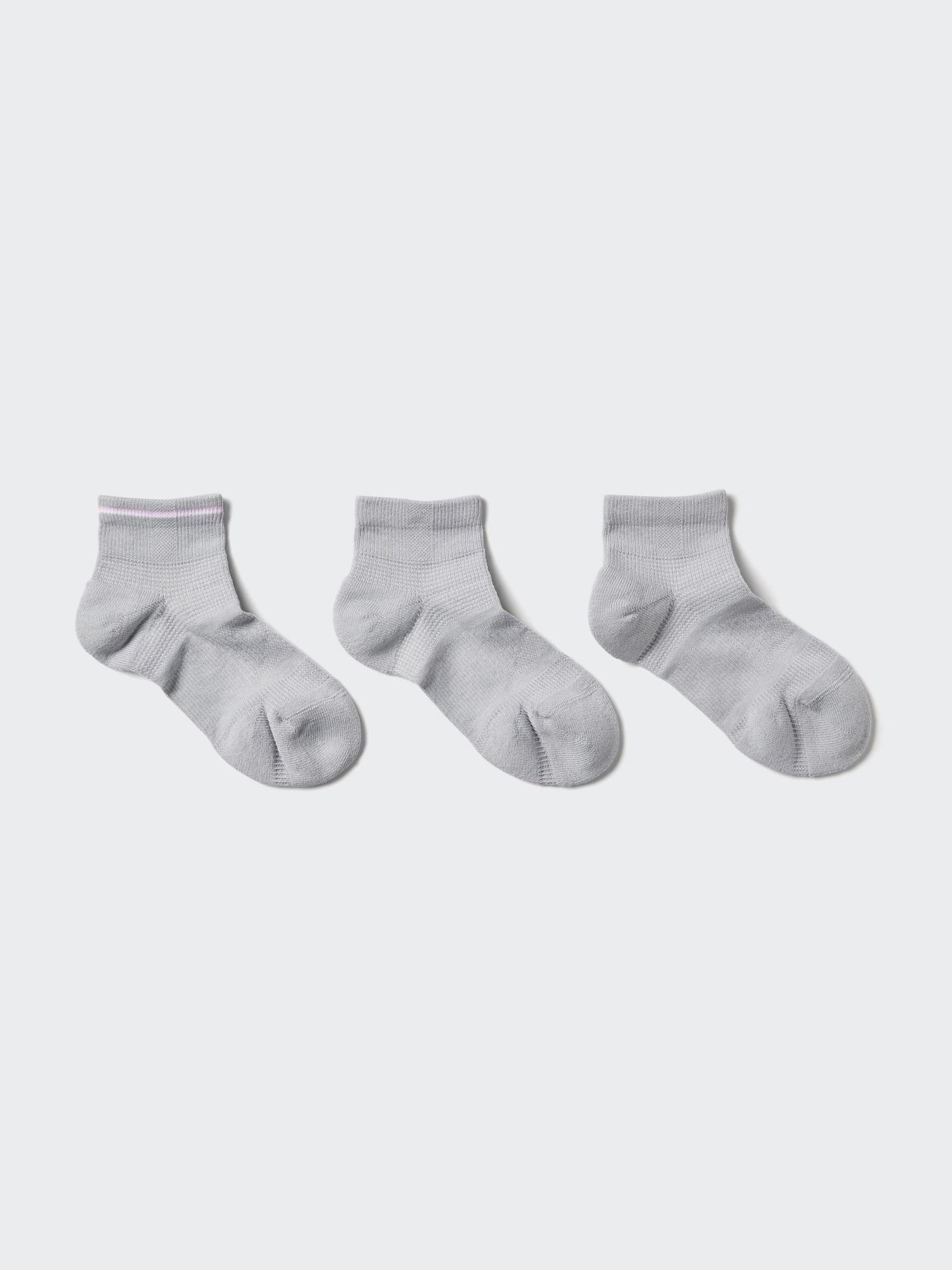 Pile Short Socks | 3 Pairs | Ribbed by UNIQLO