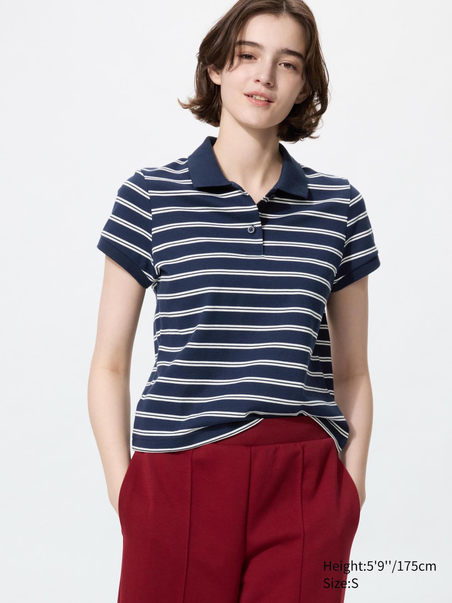 Pique Mini Polo Shirt | Striped by UNIQLO