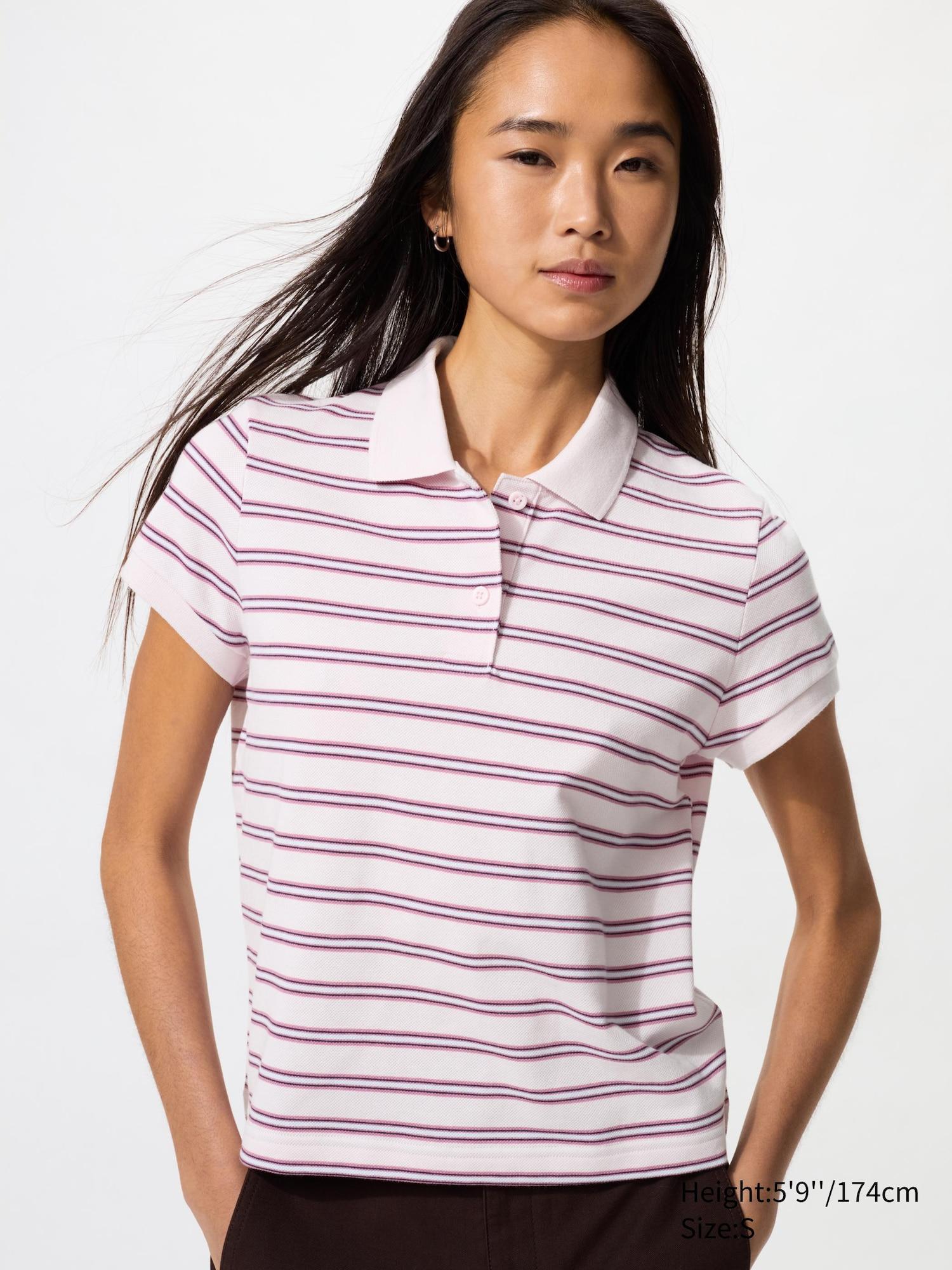 Pique Mini Polo Shirt | Striped by UNIQLO
