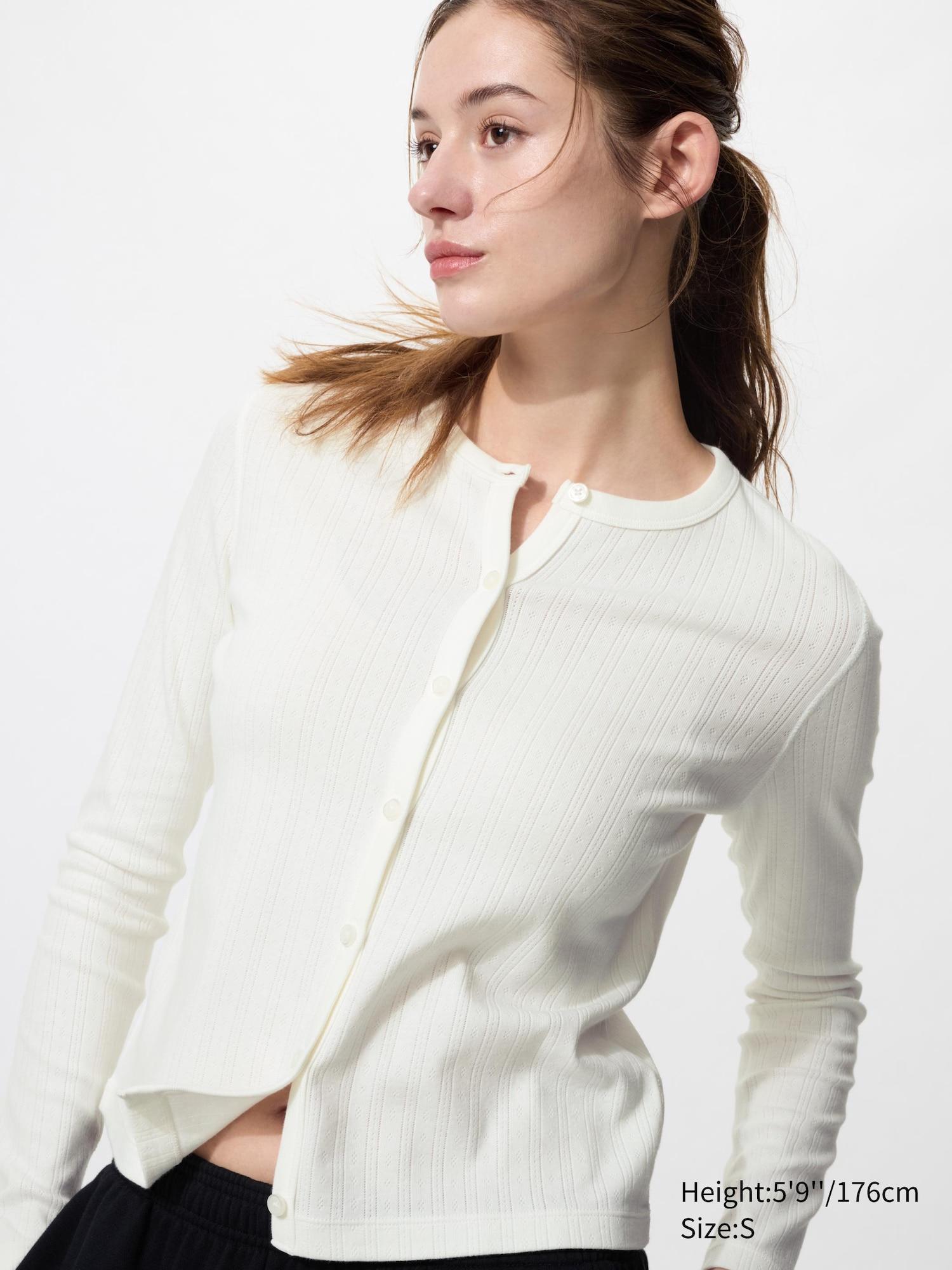 Pointelle Cardigan by UNIQLO