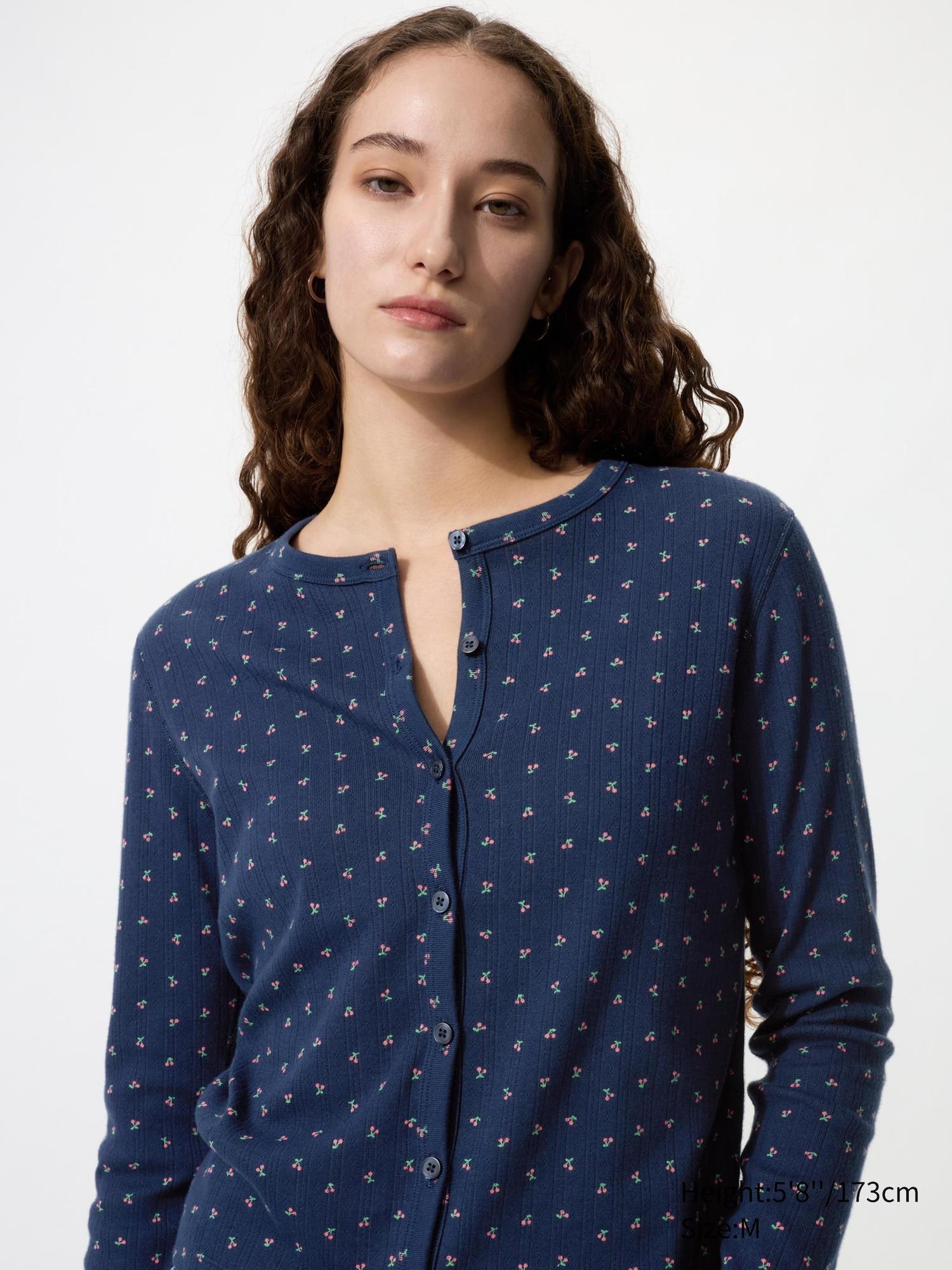 Pointelle Cardigan | Printed by UNIQLO