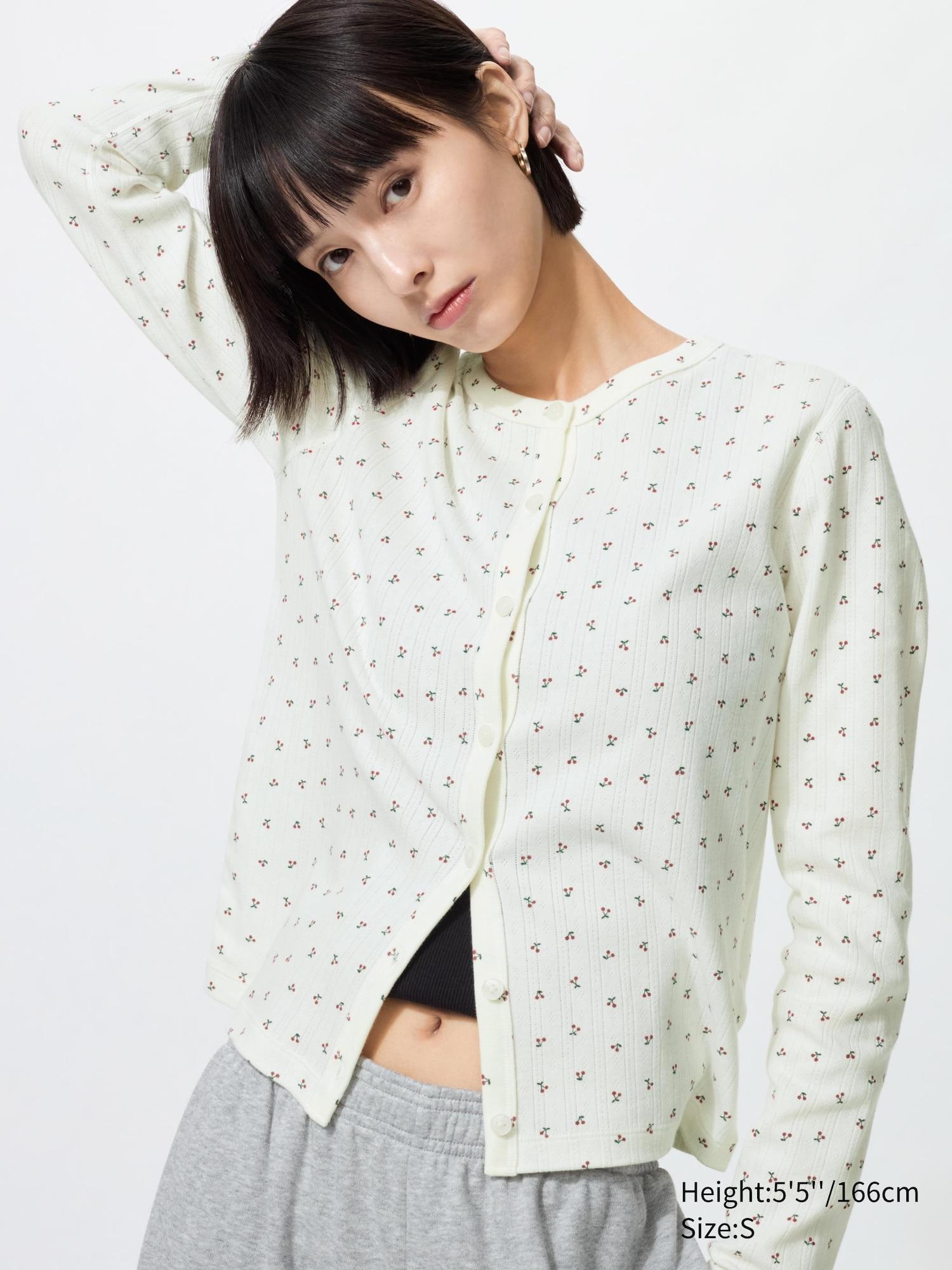 Pointelle Cardigan | Printed by UNIQLO