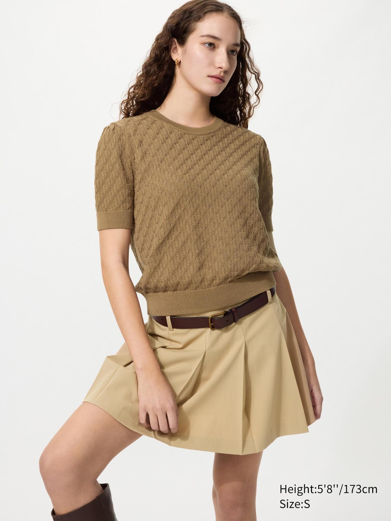 Pointelle Sweater | Short Sleeve by UNIQLO