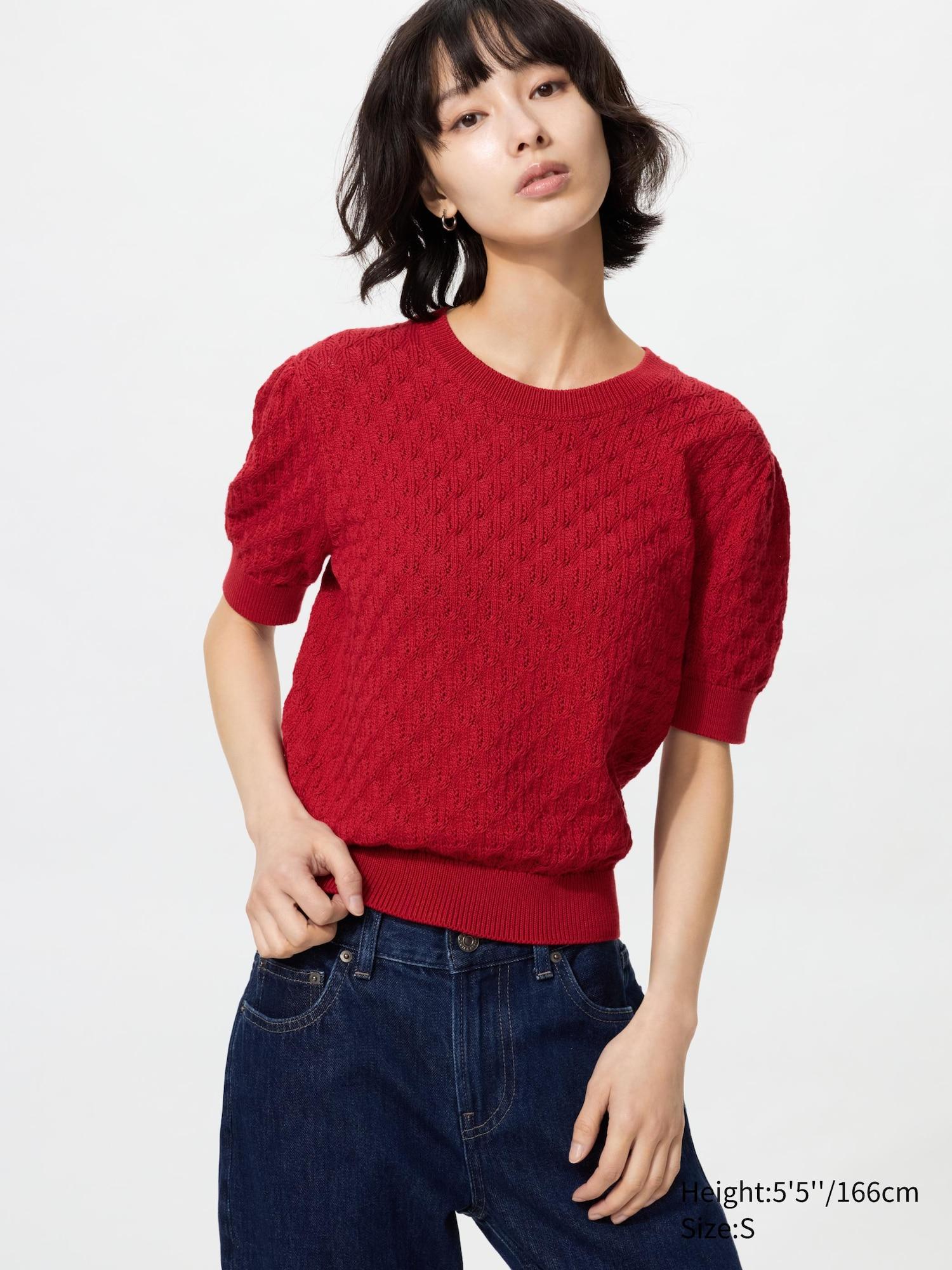Pointelle Sweater | Short Sleeve by UNIQLO