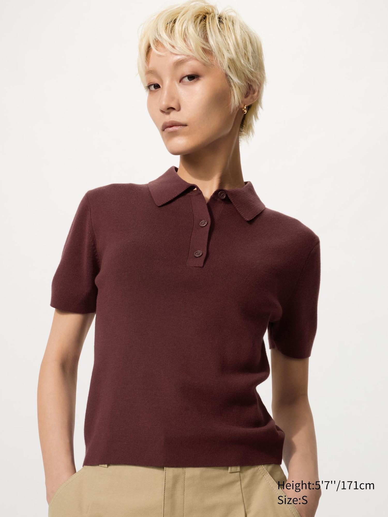 Polo Short Sleeve Sweater by UNIQLO