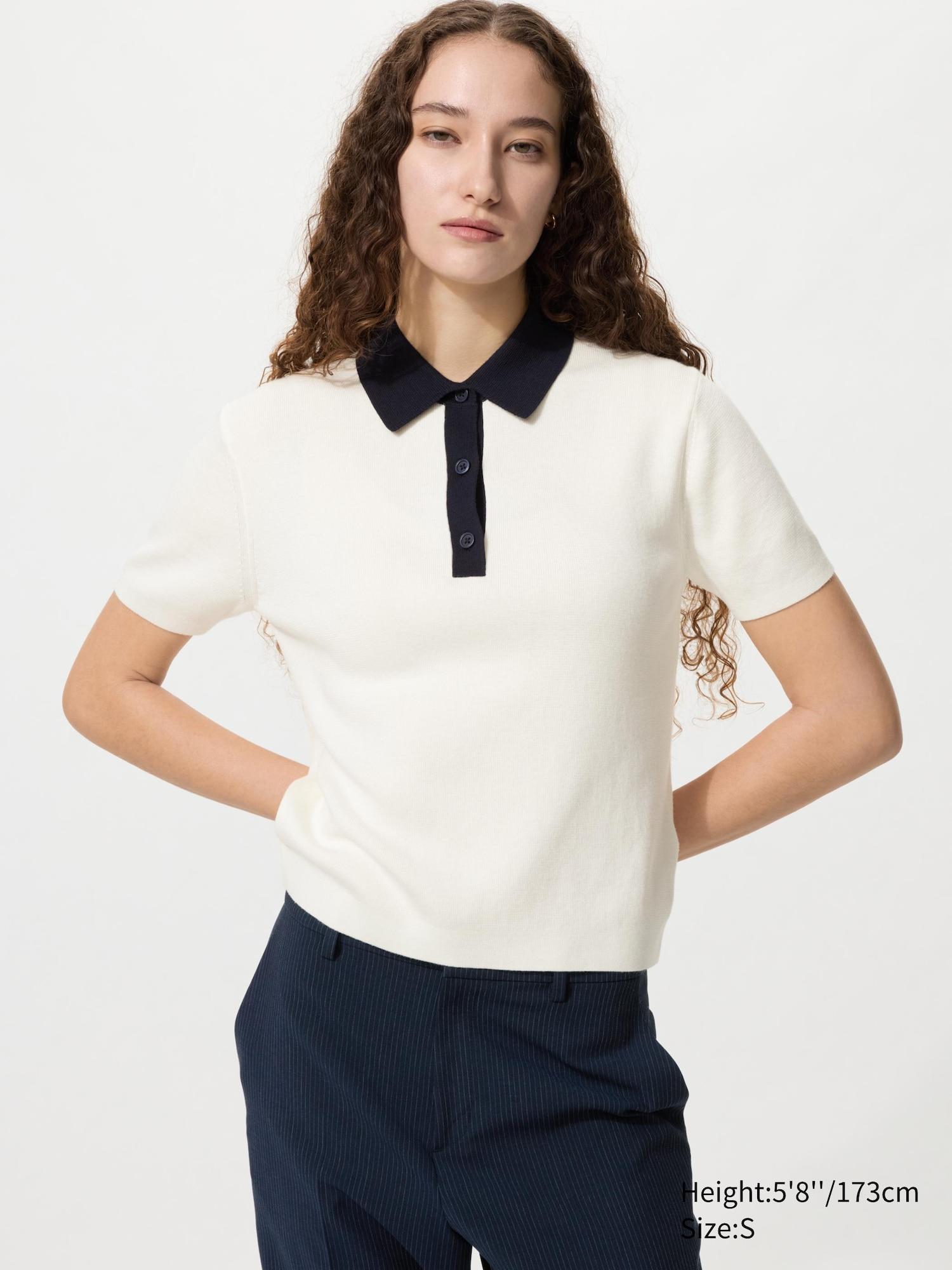 Polo Short Sleeve Sweater | Color Block by UNIQLO