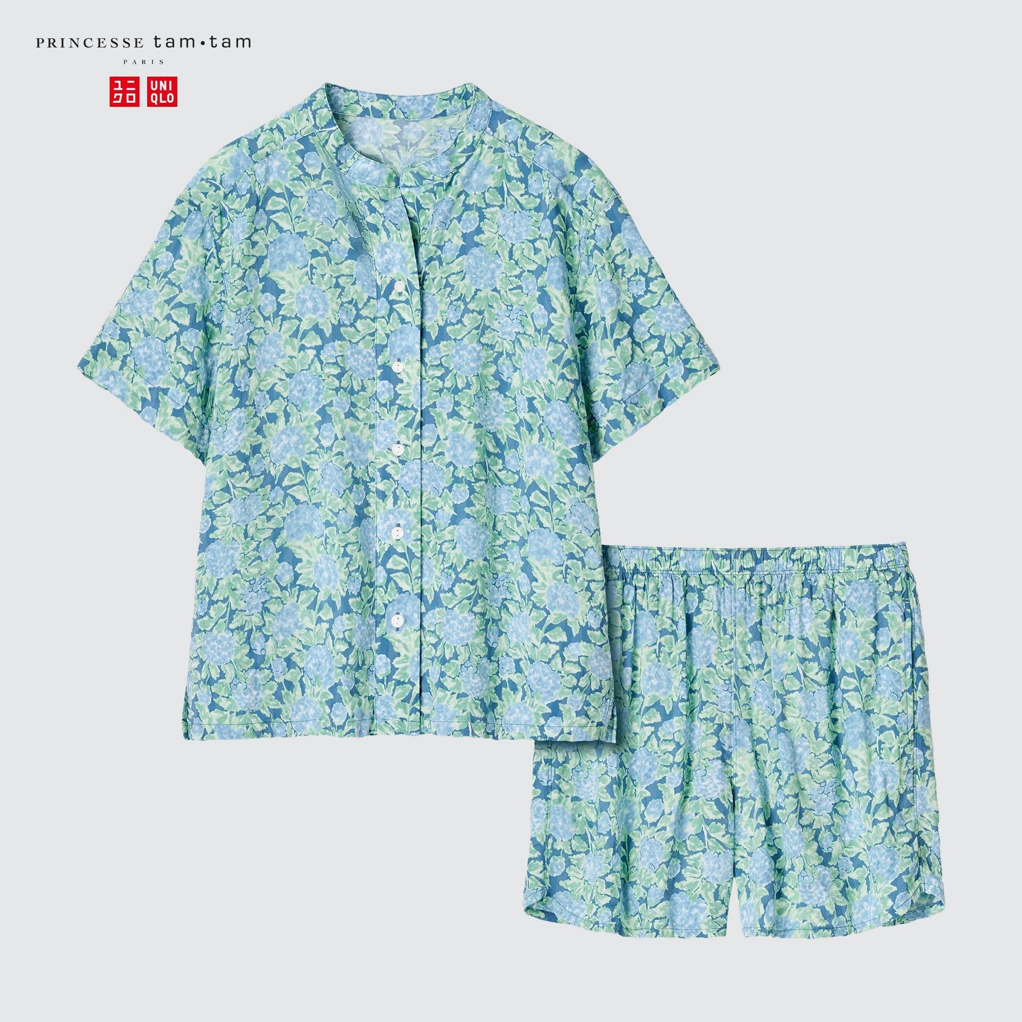 Printed Short-Sleeve Pajamas by UNIQLO