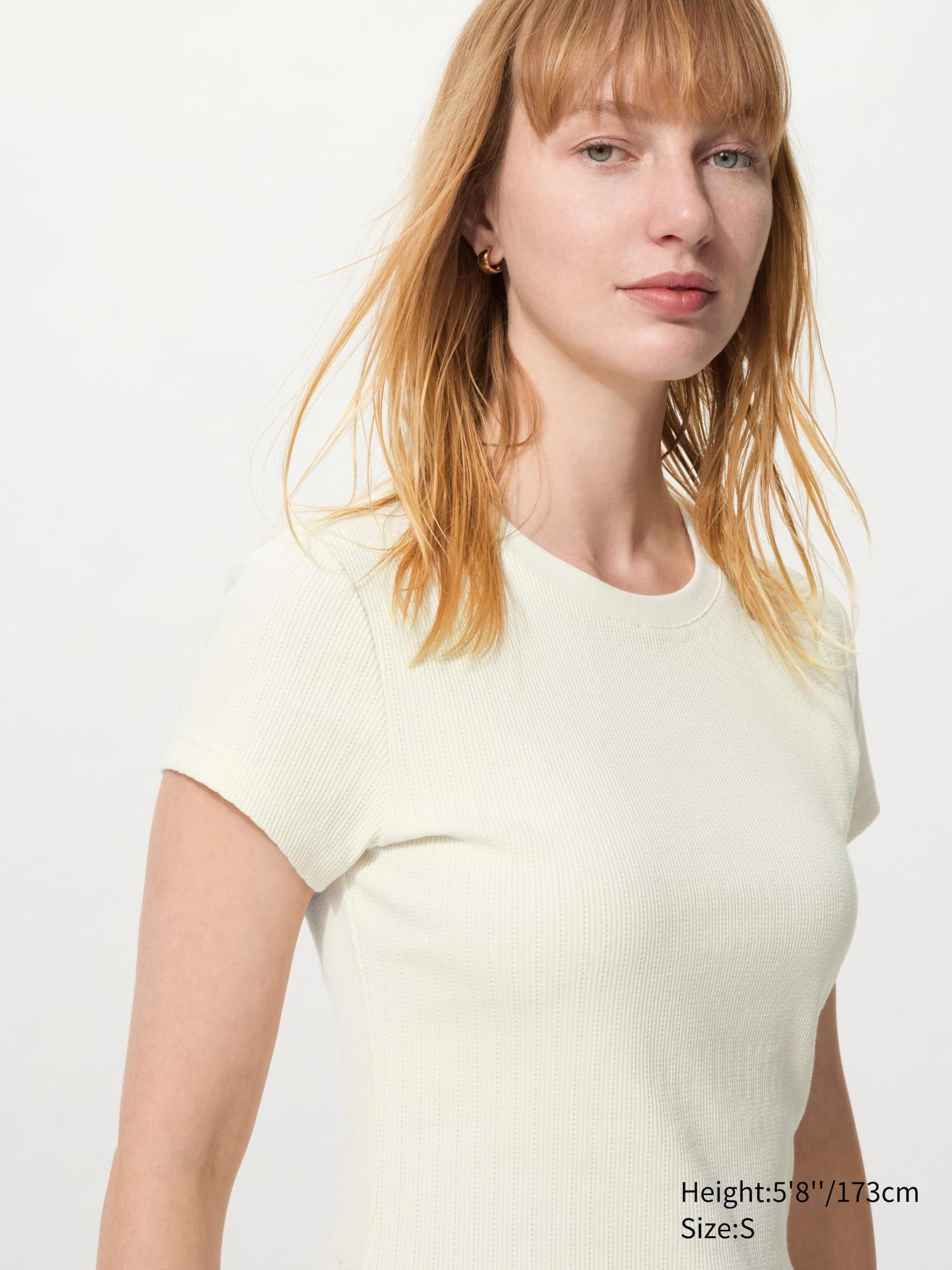 Ribbed Mini T-Shirt by UNIQLO