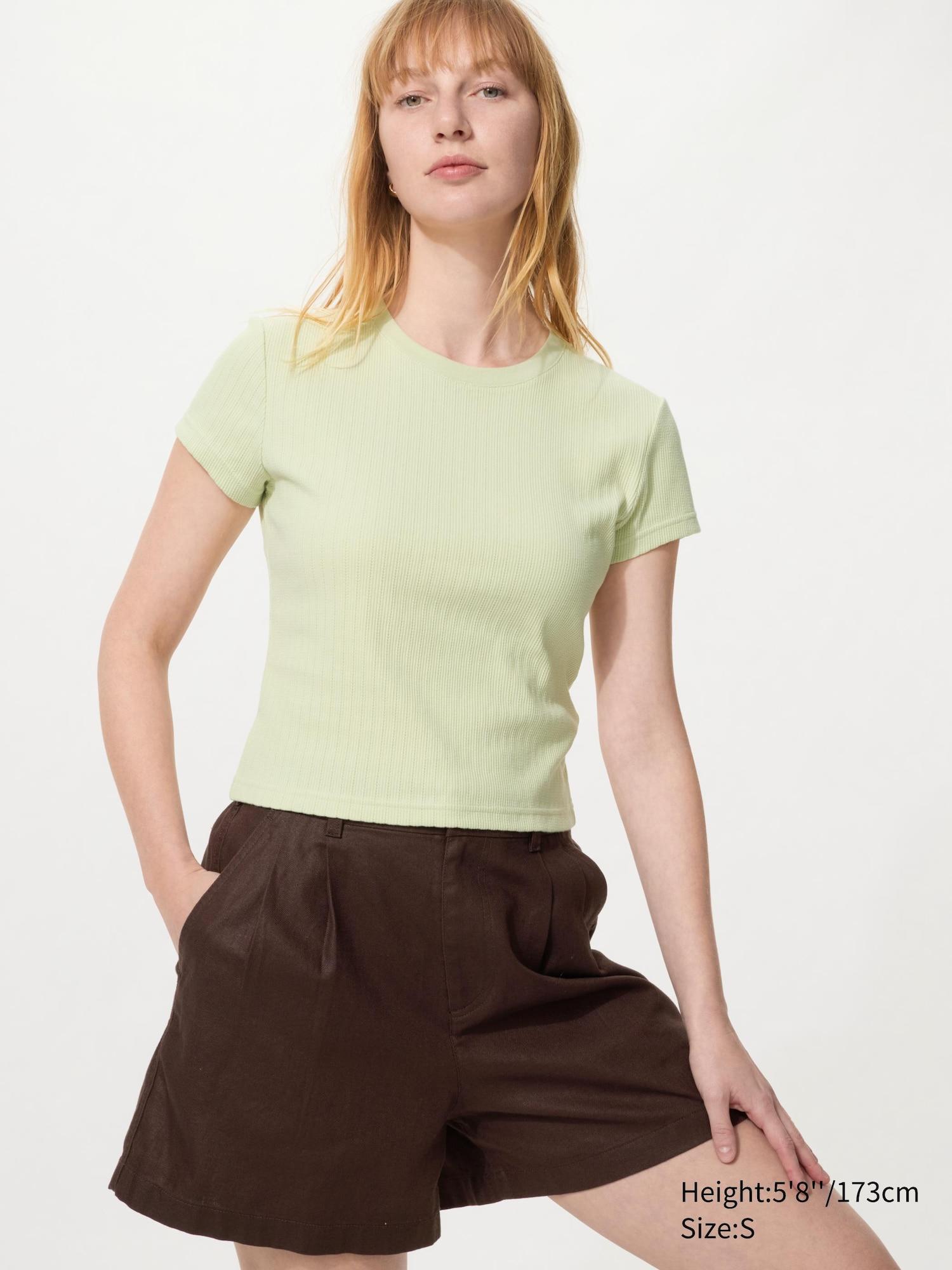 Ribbed Mini T-Shirt by UNIQLO
