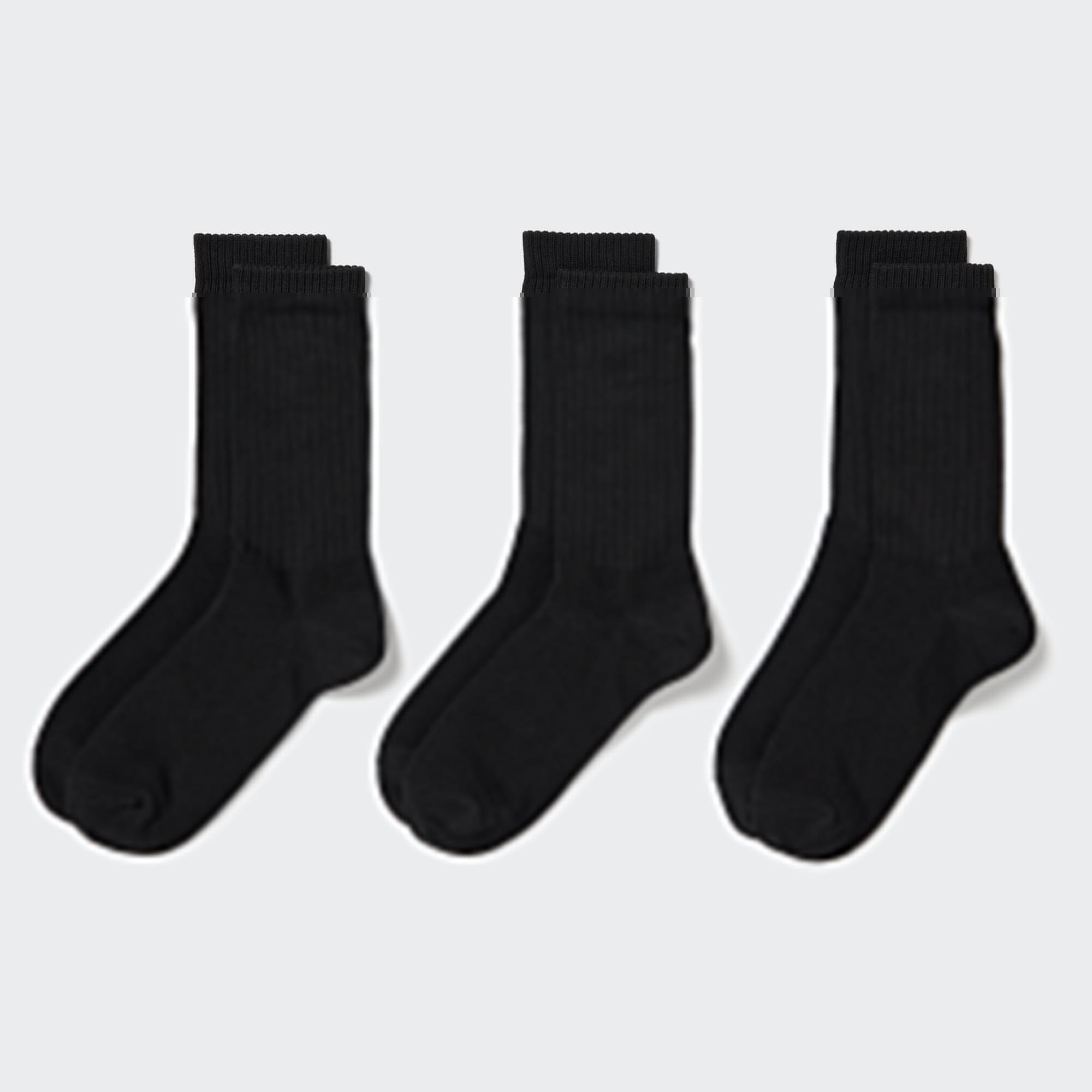 Ribbed Socks | 3 Pairs by UNIQLO