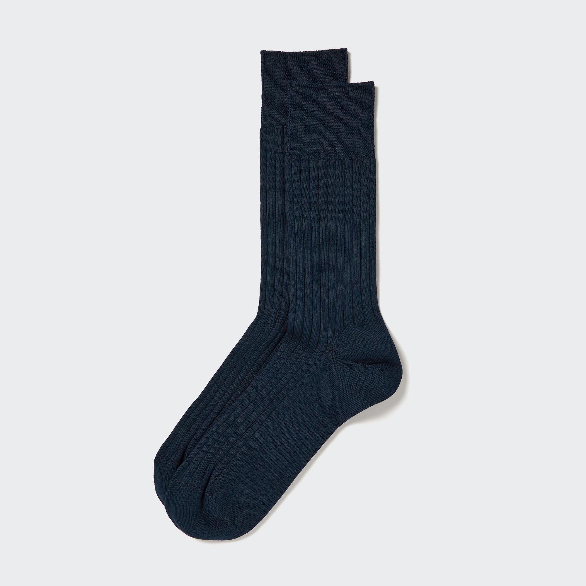 SUPIMA® Cotton Blend Wide Ribbed Socks by UNIQLO