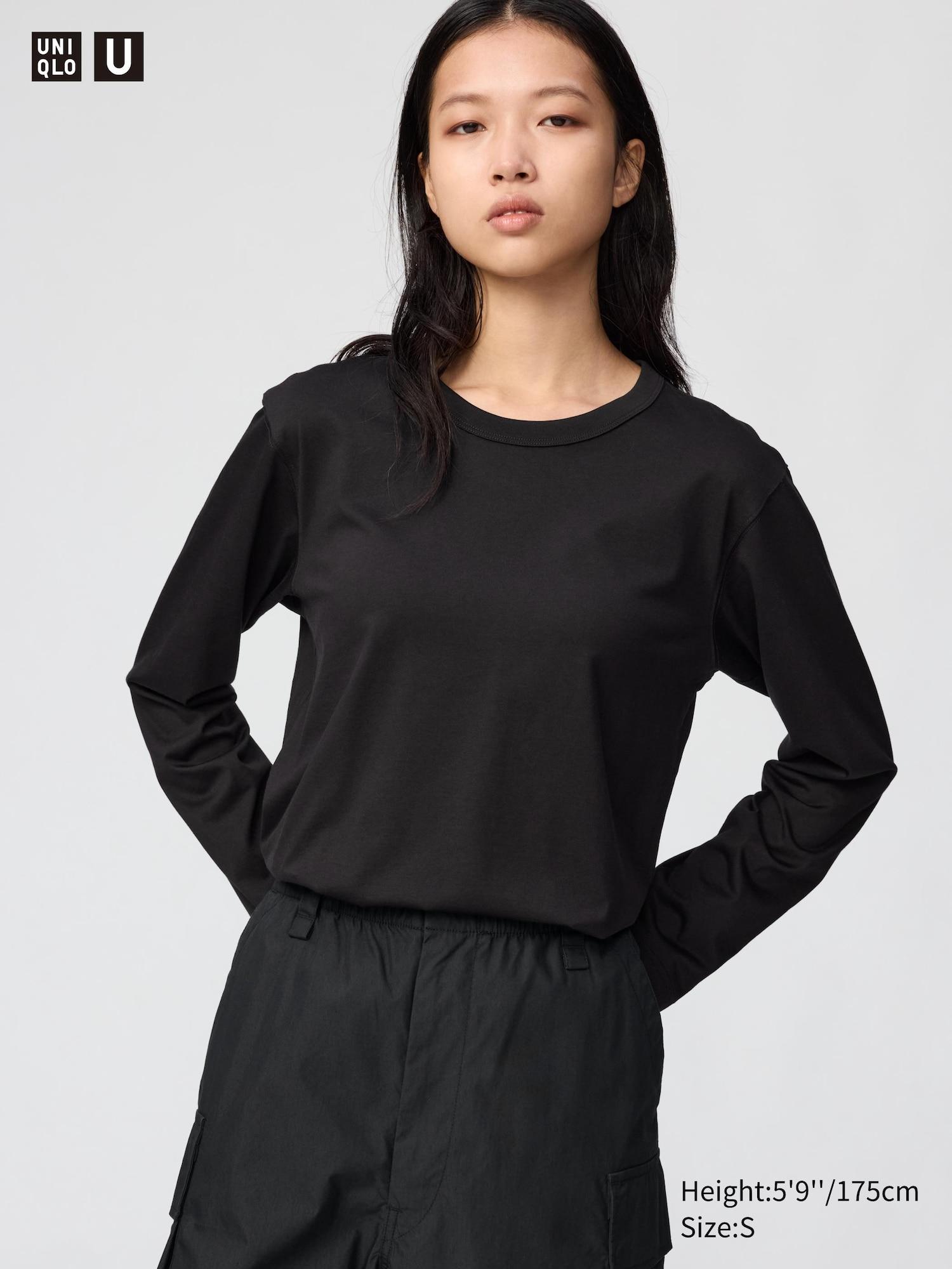 SUPIMA® Cotton T-Shirt | Long Sleeve by UNIQLO