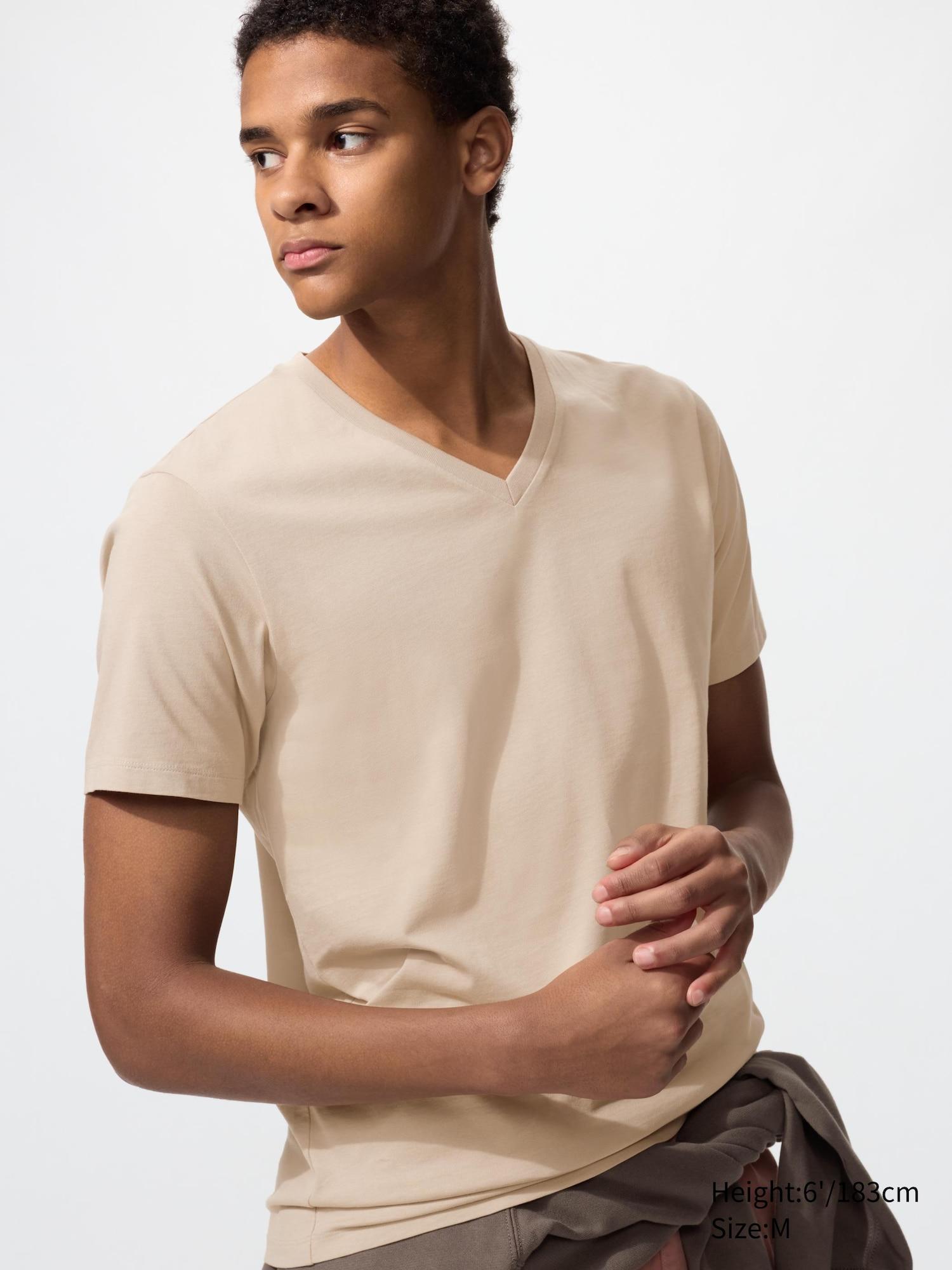 SUPIMA® Cotton V-Neck T-Shirt by UNIQLO