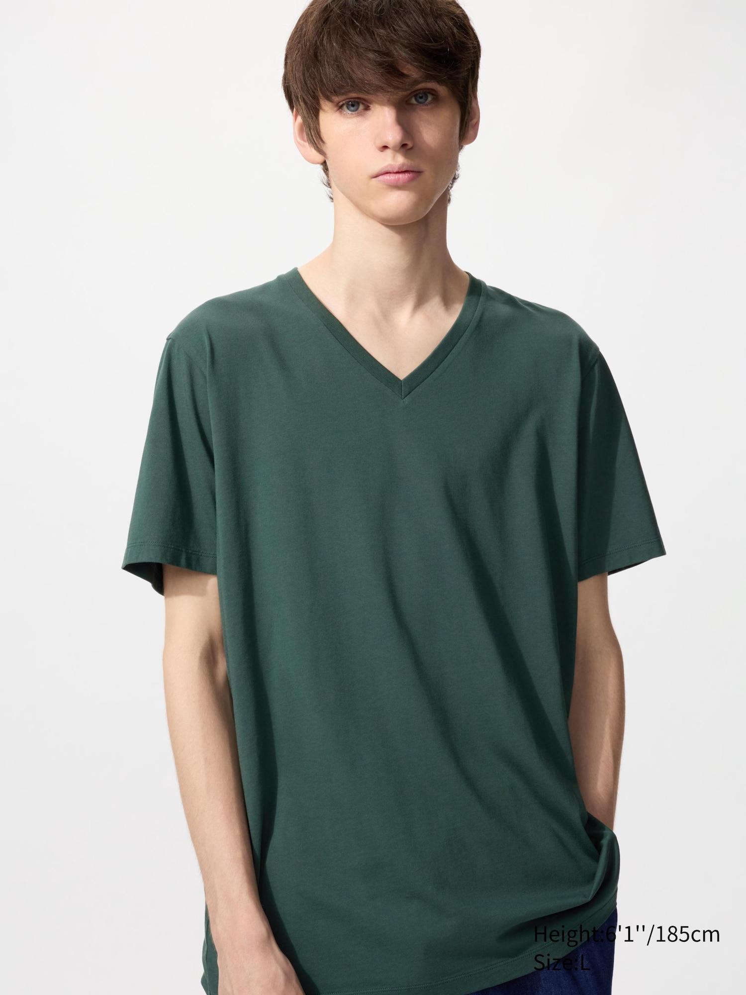SUPIMA® Cotton V-Neck T-Shirt by UNIQLO