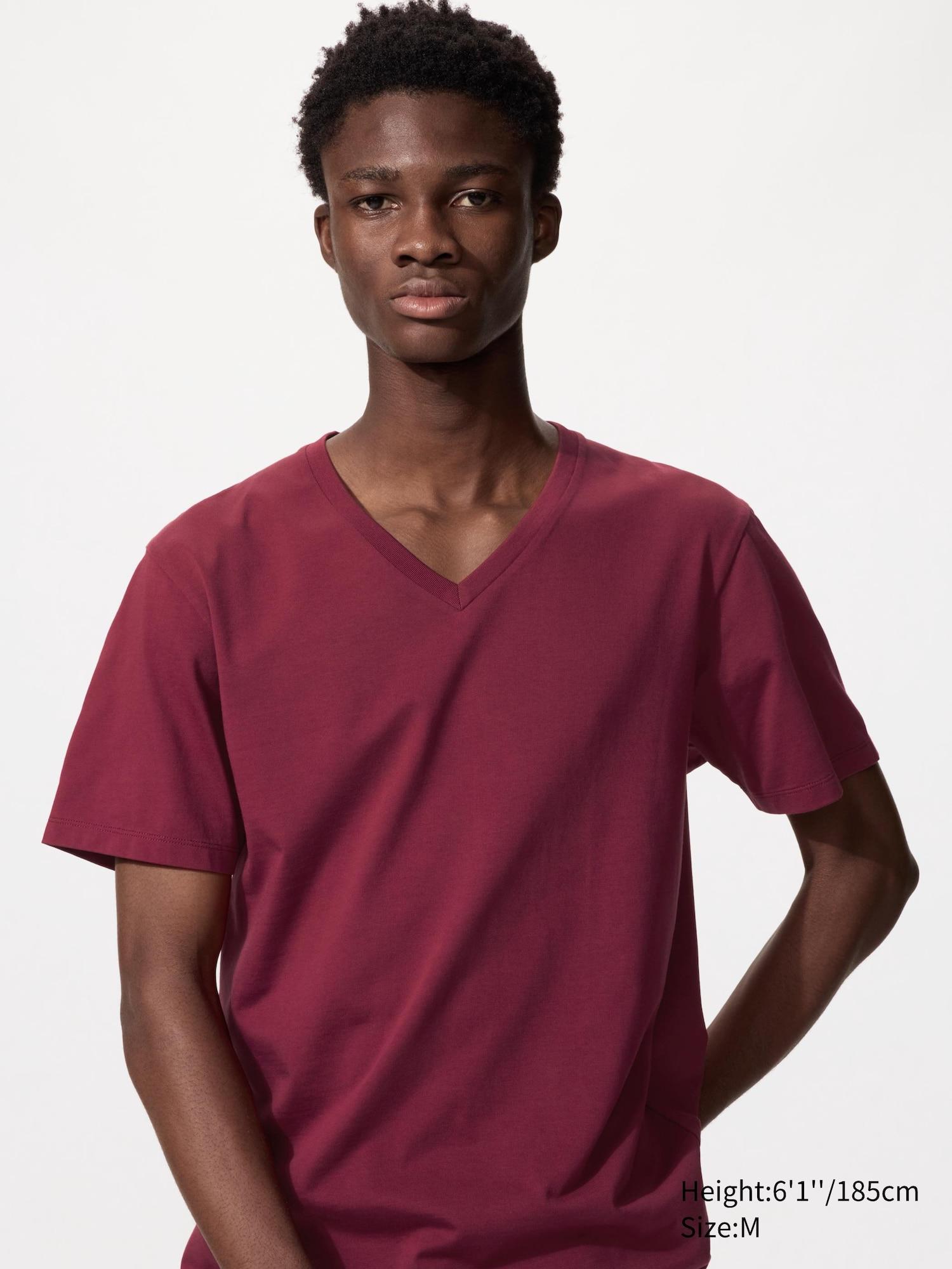 SUPIMA® Cotton V-Neck T-Shirt by UNIQLO