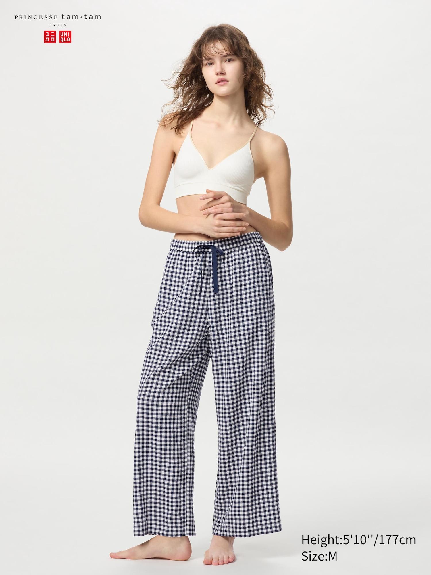 Seersucker Easy Pants | Gingham by UNIQLO
