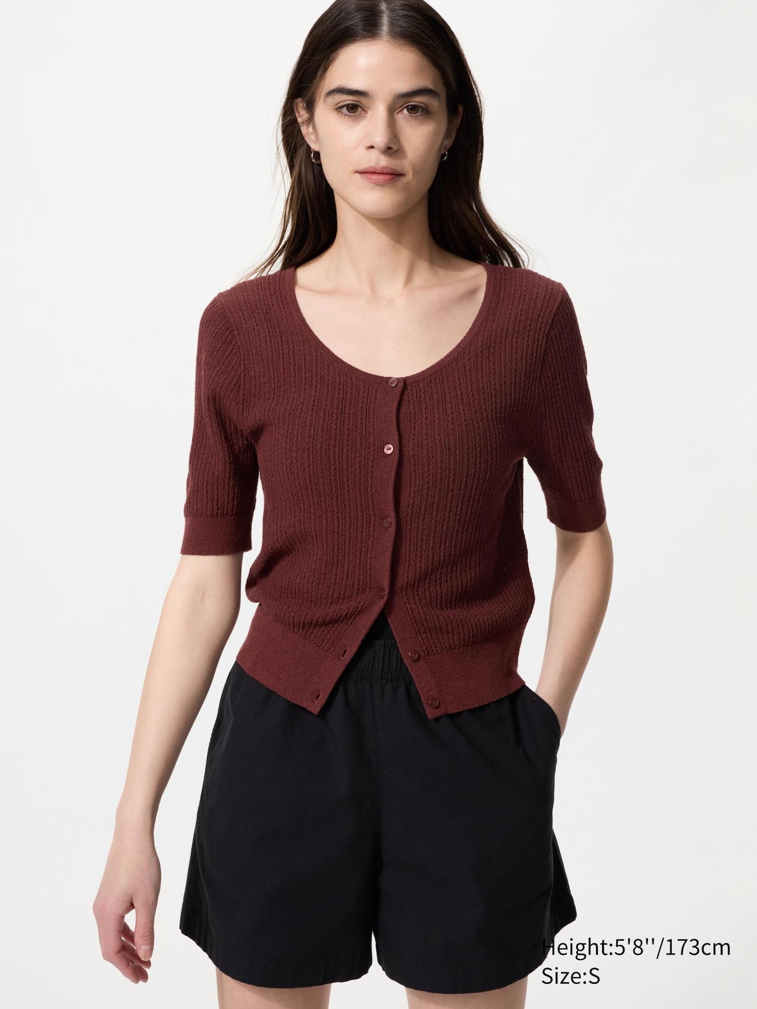 Sheer Lace Cardigan | Short Sleeve by UNIQLO
